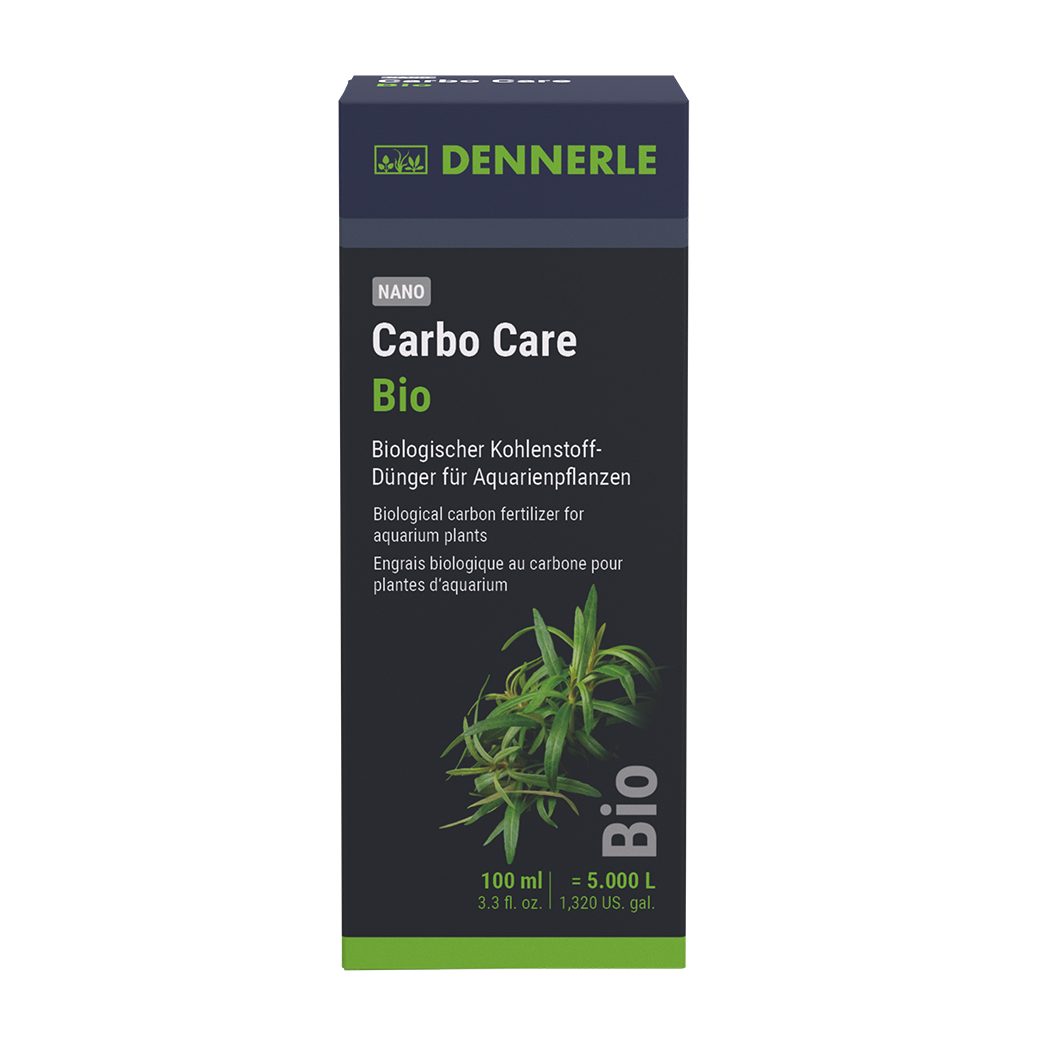 DENNERLE Aquariumpflege Carbo Care Bio, 100 ml, Kohlenstoffdünger, Sofort-Wirkung