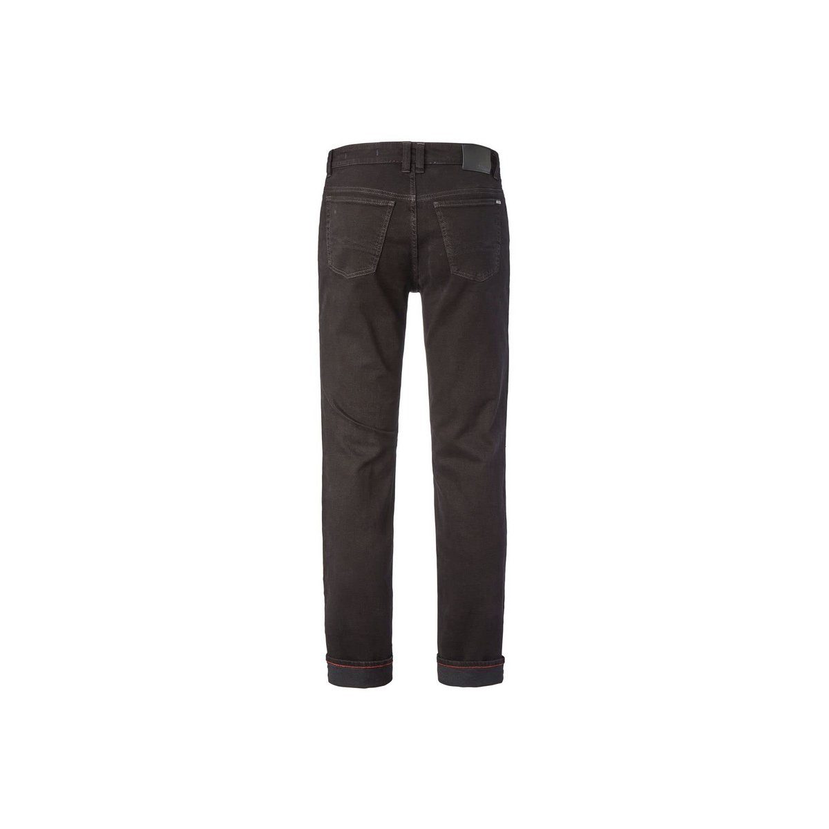 Ospig Straight-Jeans schwarz regular (1-tlg) fit