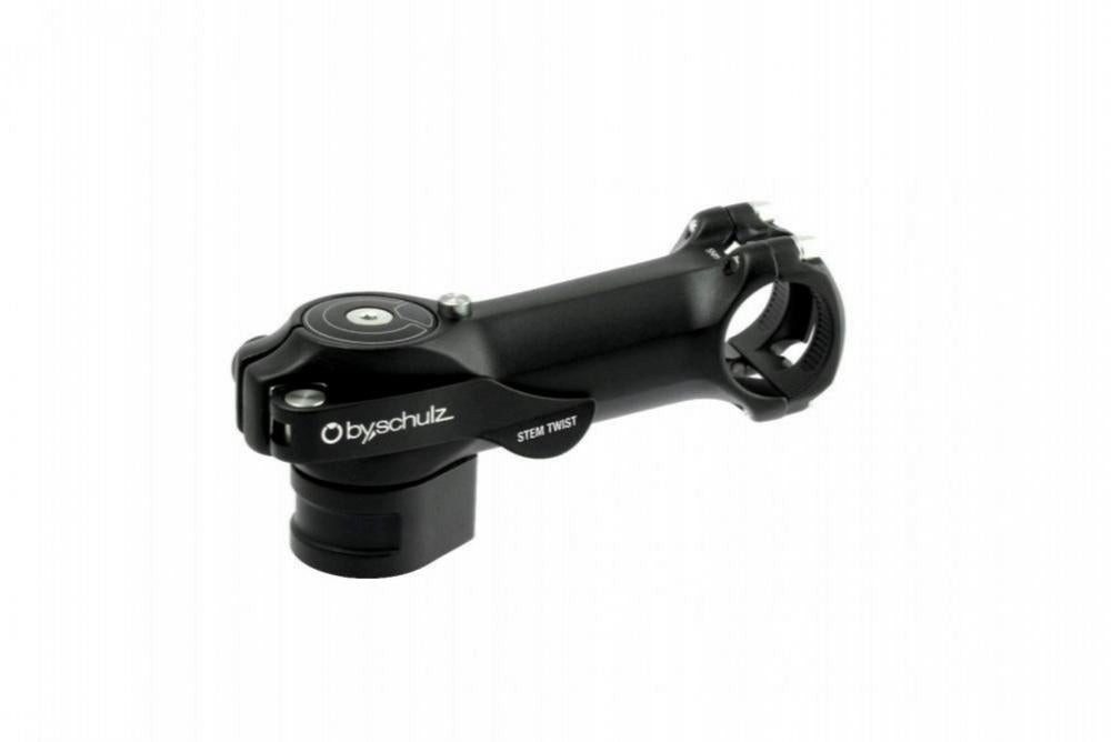 Fahrradlenker by,schulz Vorbau Twist SDS 105 mm Ø 31,8 mm schwarz - platzsparender D
