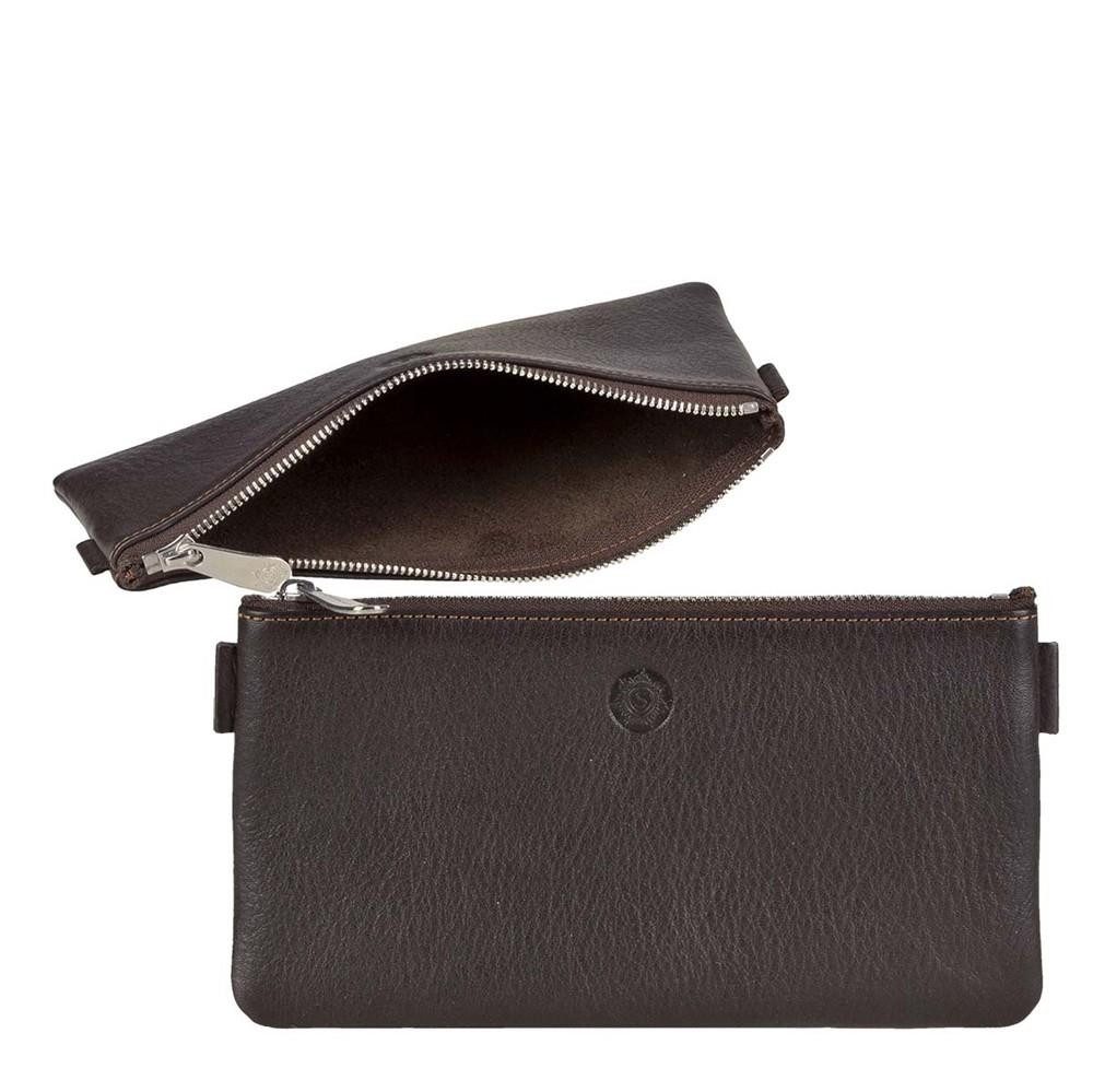 Sonnenleder Federmäppchen Busch, Stiftetui, Federtasche, süddeutsches Rindleder