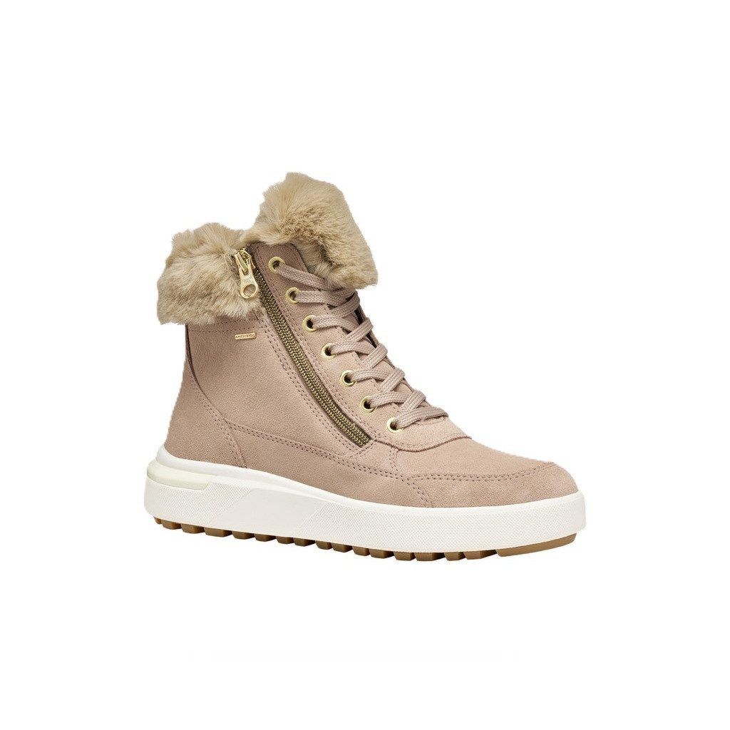 Geox Winterschuhe Dalyla B ABX A (wasserdicht, wärmendem Futter) altrosa Winterstiefel