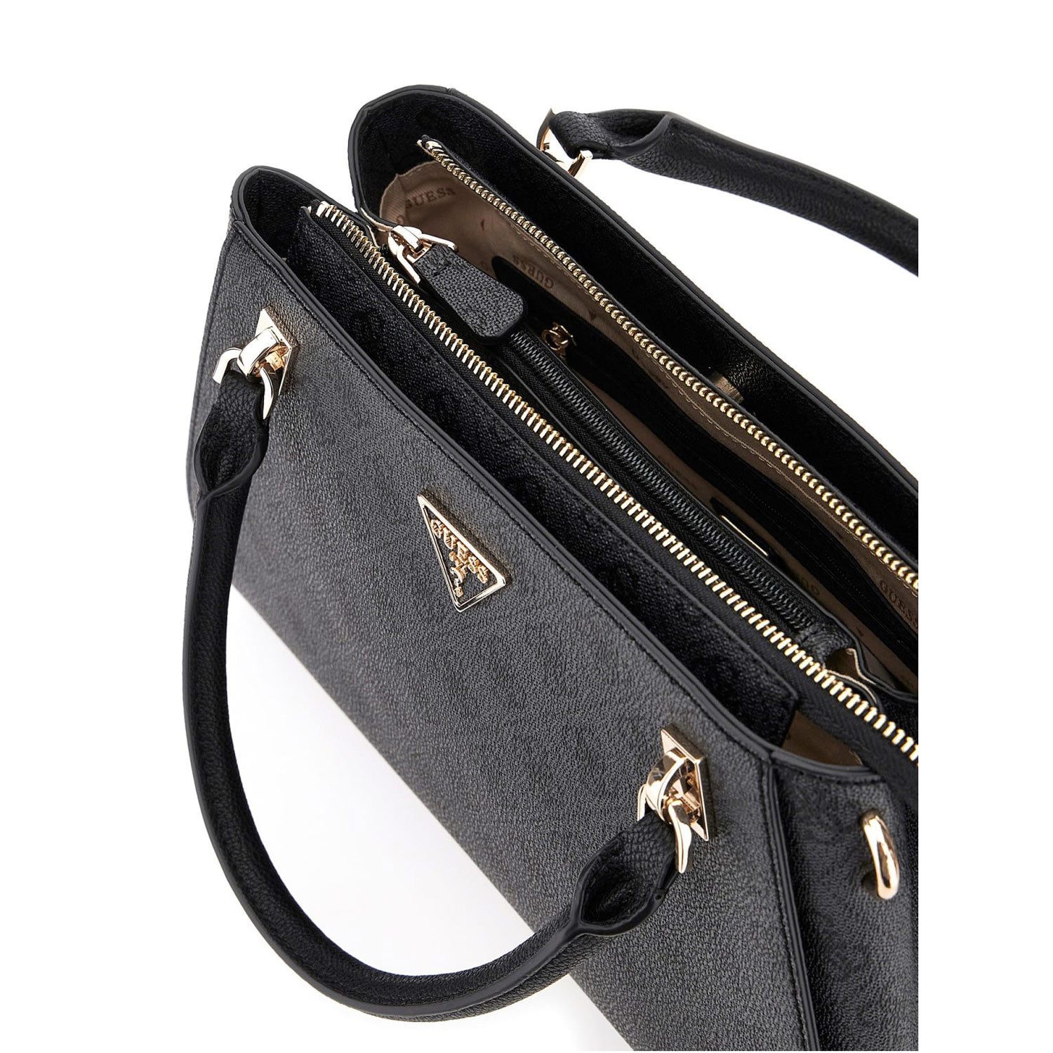 Guess Umhängetasche GUESS Handtasche Noelle II Coal Logo (1, 1-tlg., 1)