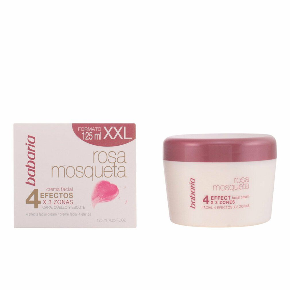 babaria Tagescreme ROSA MOSQUETA crema facial 4 efectos 125ml