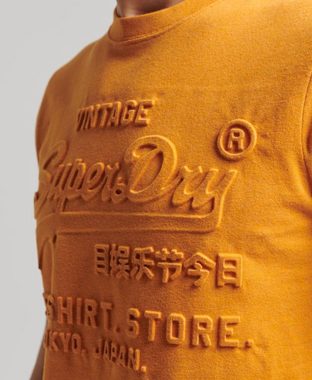 Superdry T-Shirt EMBOSSED VL T SHIRT Thrift Gold Marl