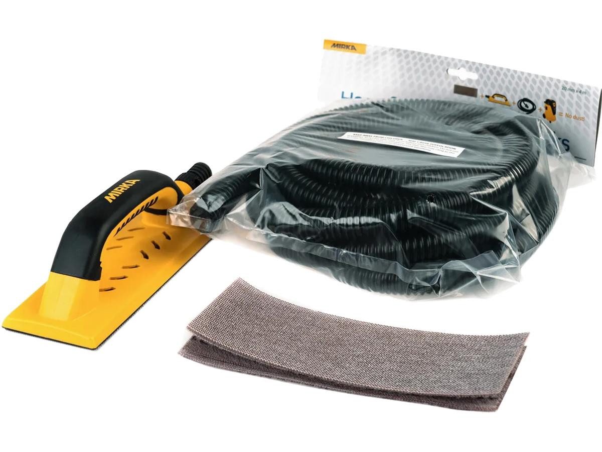 Mirka Handschleifer STARTKIT HANDY 80x230MM, Staubfrei Schleifen mit dem Mirka HandyKit. Alles in einer Box.