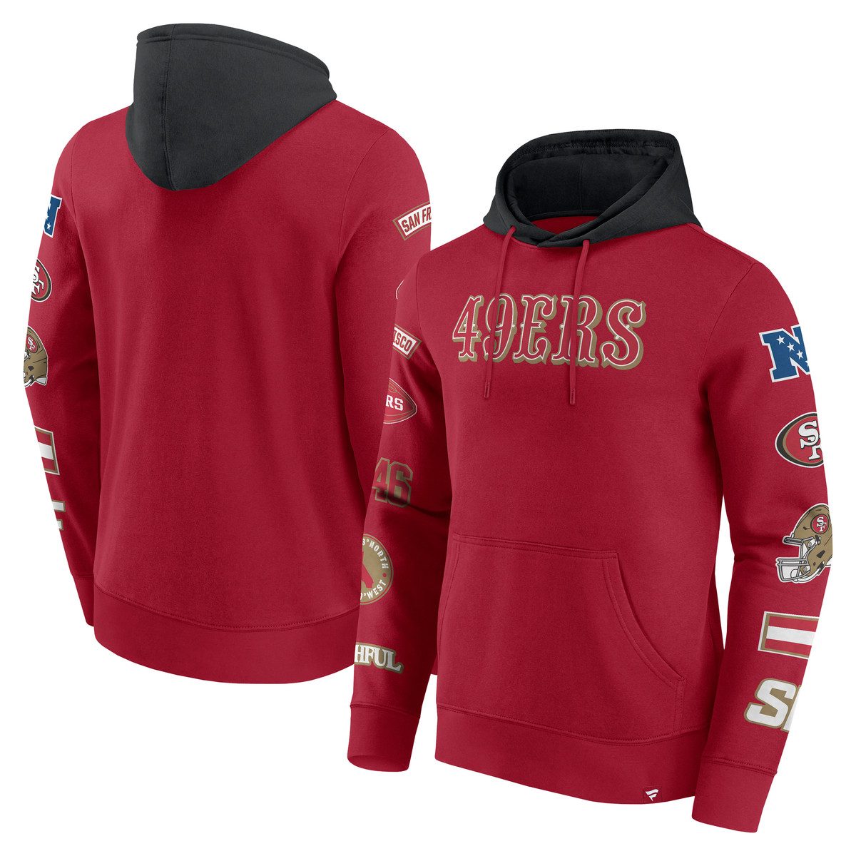 Fanatics Kapuzenpullover Fanatics Hoodie San Francisco 49ers Patched Out Fl günstig online kaufen