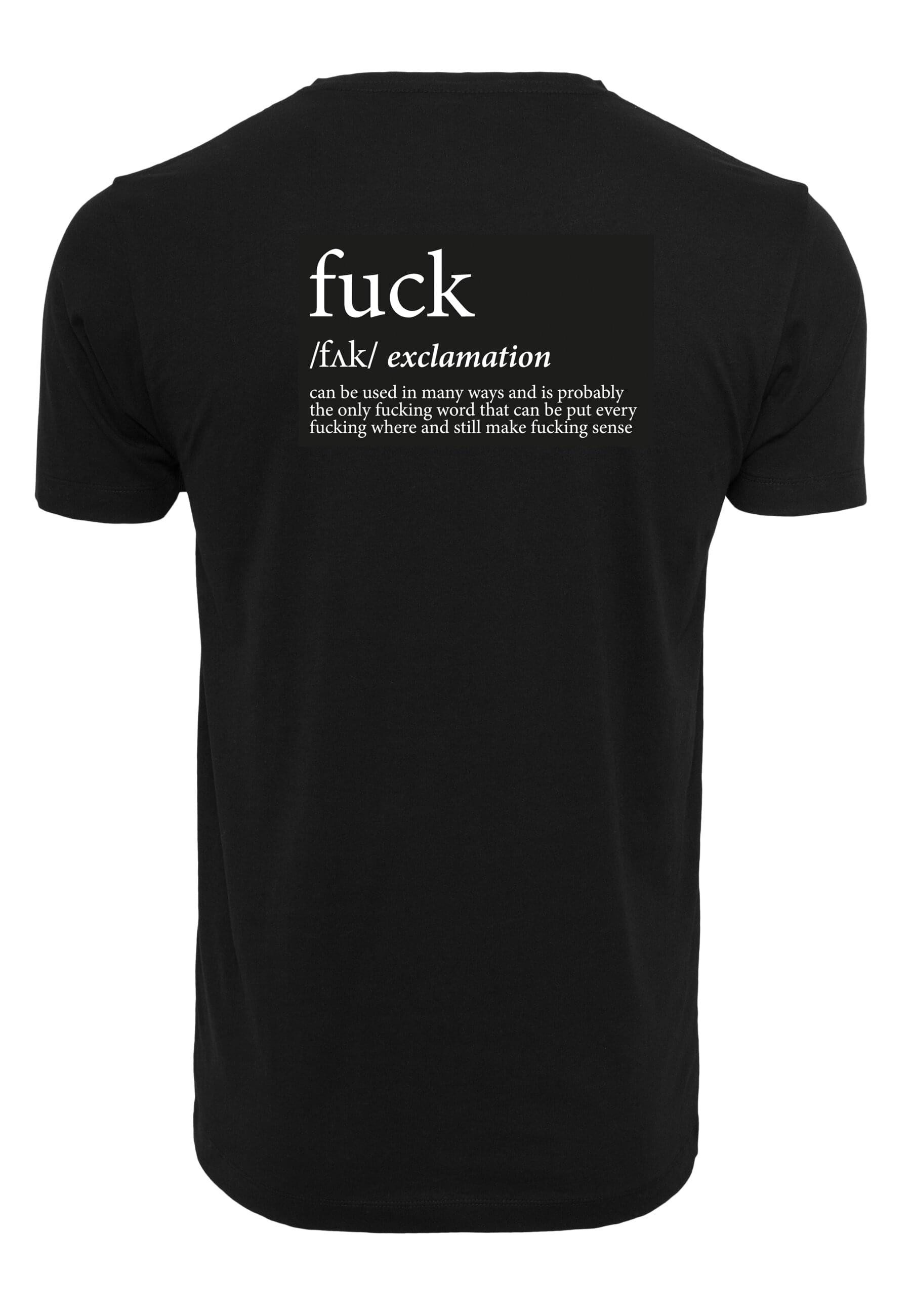 MisterTee T-Shirt MisterTee Herren FCK Tee günstig online kaufen