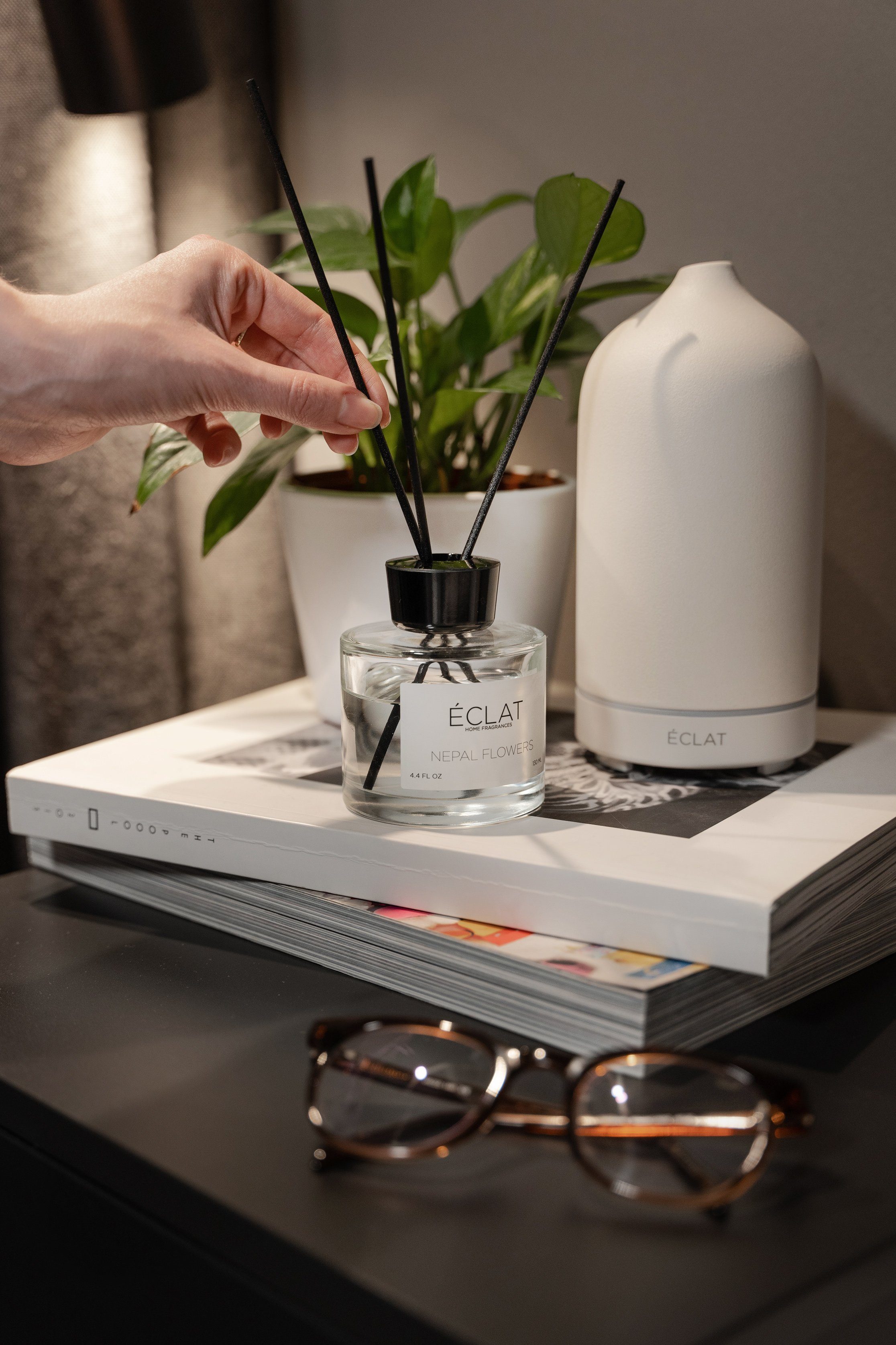 ÉCLAT Raumduft ECLAT Cashmere - Raumduft Diffusor Lufterfrischer mit Stäbchen