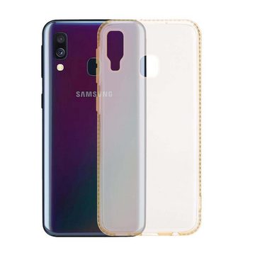 Cadorabo Handyhülle Samsung Galaxy A40 Samsung Galaxy A40, Flexible Ultra Slim TPU Silikon Handy Schutzhülle Back Cover Bumper