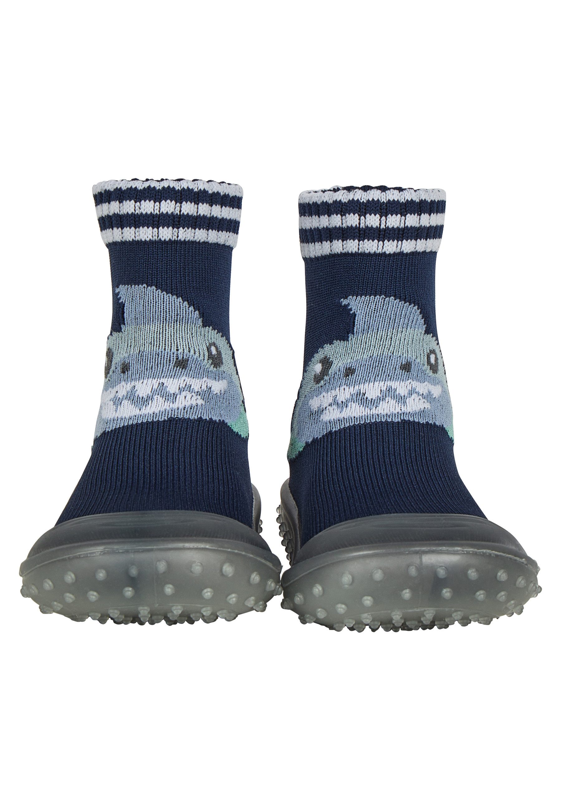 Sterntaler® Basicsocken Adventure-Socks Hai (1-Paar, 1 Paar) Adventure Socks Hai, rutschfeste Sohle, elastisch, schnell trocknend