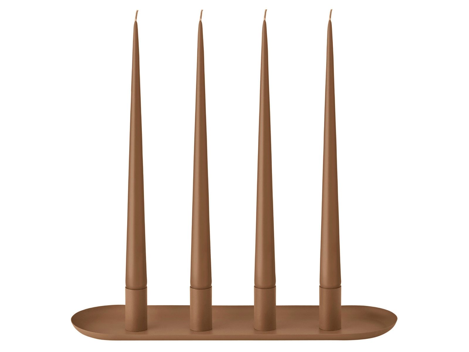 blomus Kerzenhalter LOHA Kerzenhalter oval amber brown 37cm