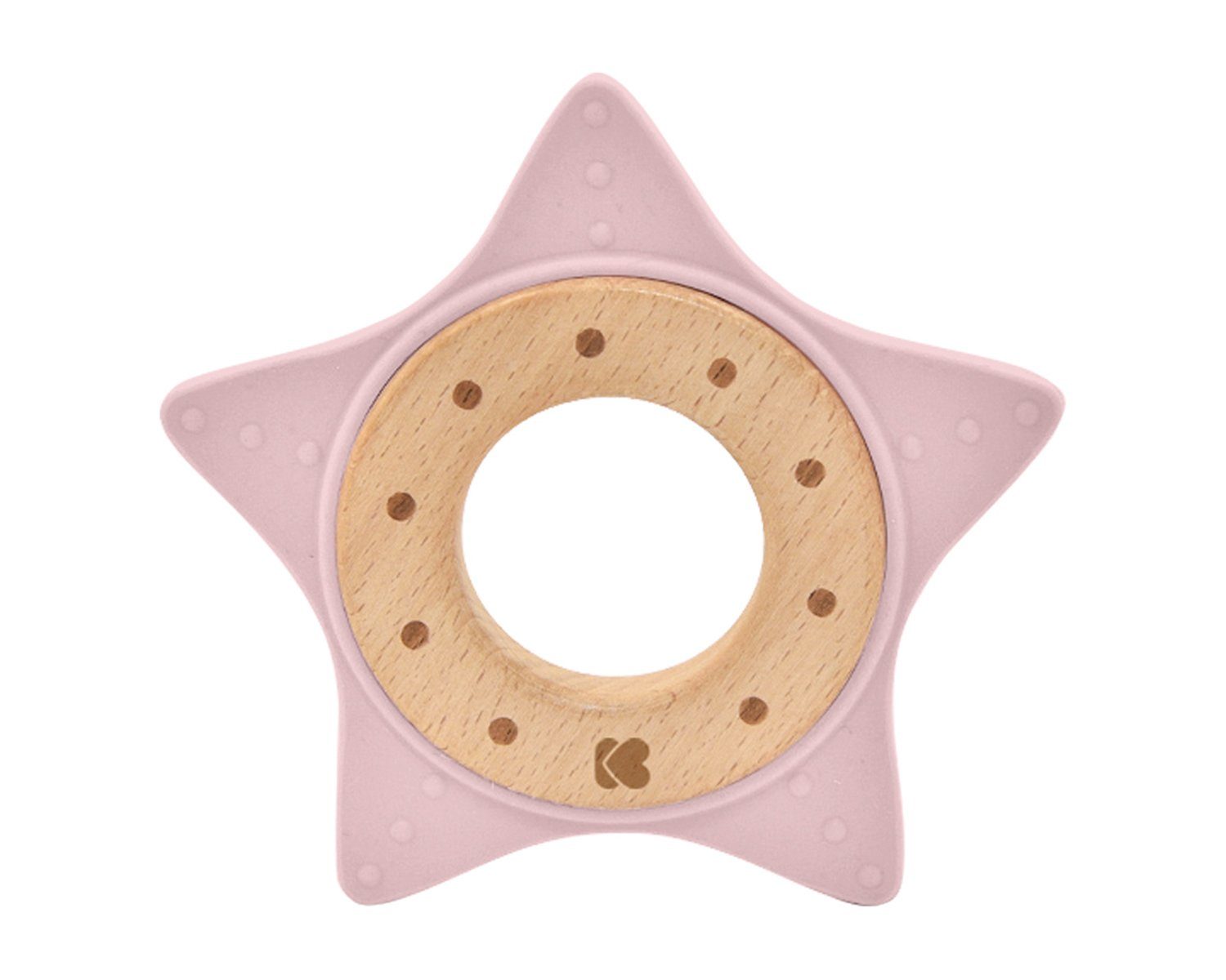 Beißring Beißring Star, Holz, Silikon