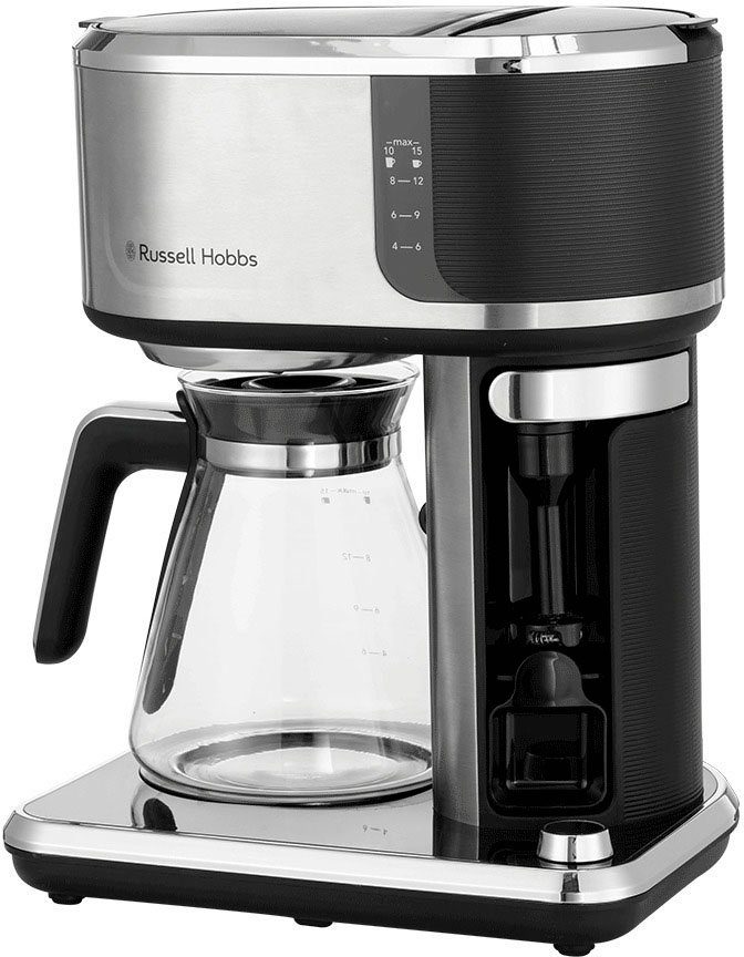 RUSSELL HOBBS Filterkaffeemaschine Attentiv 26230-56 Coffee Bar, 1,25l Kaffeekanne, Papierfilter 1x4