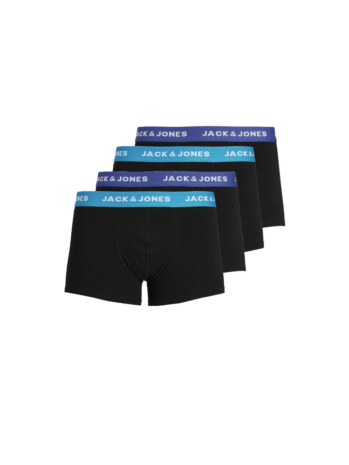 Boxershorts Jack & Jones Herren 4er-Pack Boxer-Shorts Trunks Unterwäsche Trunks