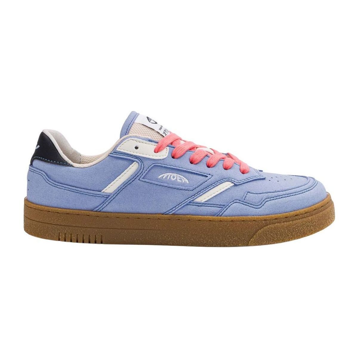Moea Origin Low Lila Suede & Beige-corn Outdoorschuh Der perfekte Alltags-Sneaker mit komfortorientierter Konstruktion und