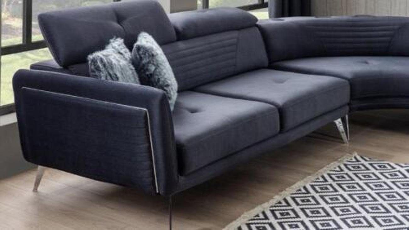 Couch 343x343, Polster Ecksofa Europa Weicher Teile, in 3 Sofas Sofa Ecksofa Dreisitzer Made Couchen JVmoebel