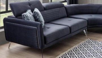 JVmoebel Ecksofa Ecksofa Sofa Couch Polster Couchen Sofas Weicher Dreisitzer 343x343, 3 Teile, Made in Europa