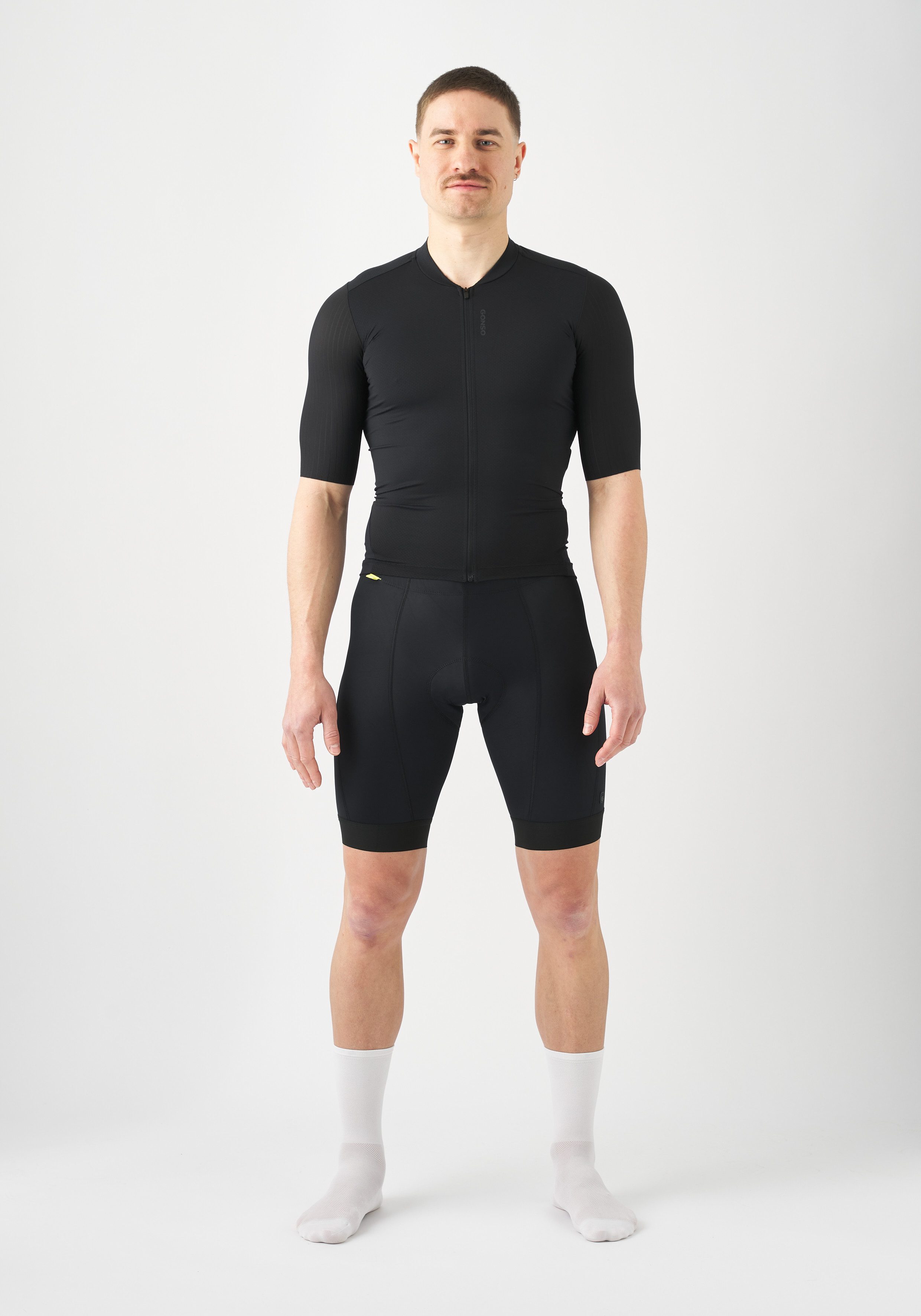 Gonso Fahrradhose California kurze Herren Radlerhose mit Sitzpolster, strapazierfähige Radhose