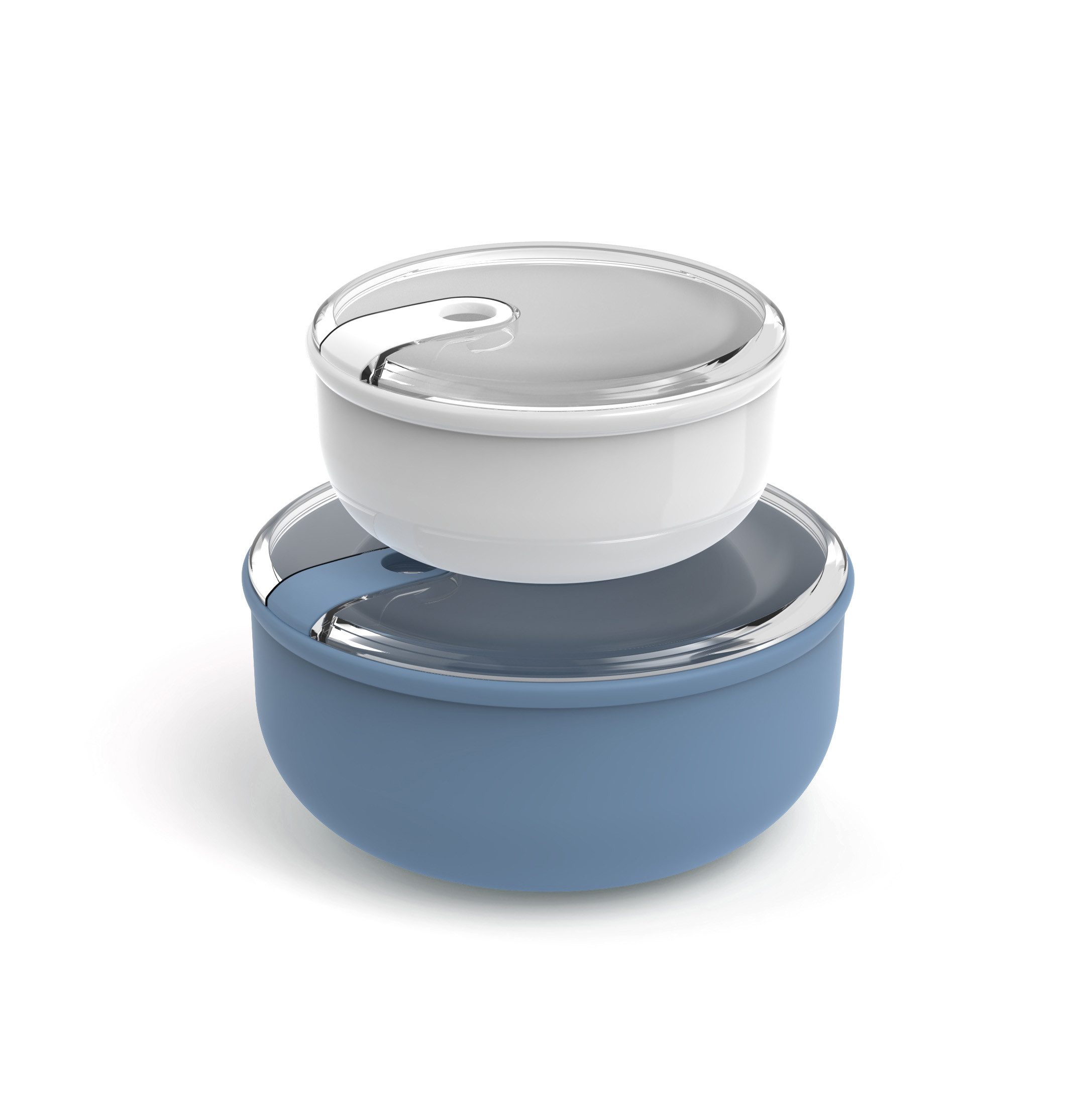 ROTHO Aufbewahrungssystem 2er-Set Lunchboxenset ELA, Lebensmittelechter Kunststoff, (2er-Set, Lunchboxenset), auslaufsicher und luftdicht