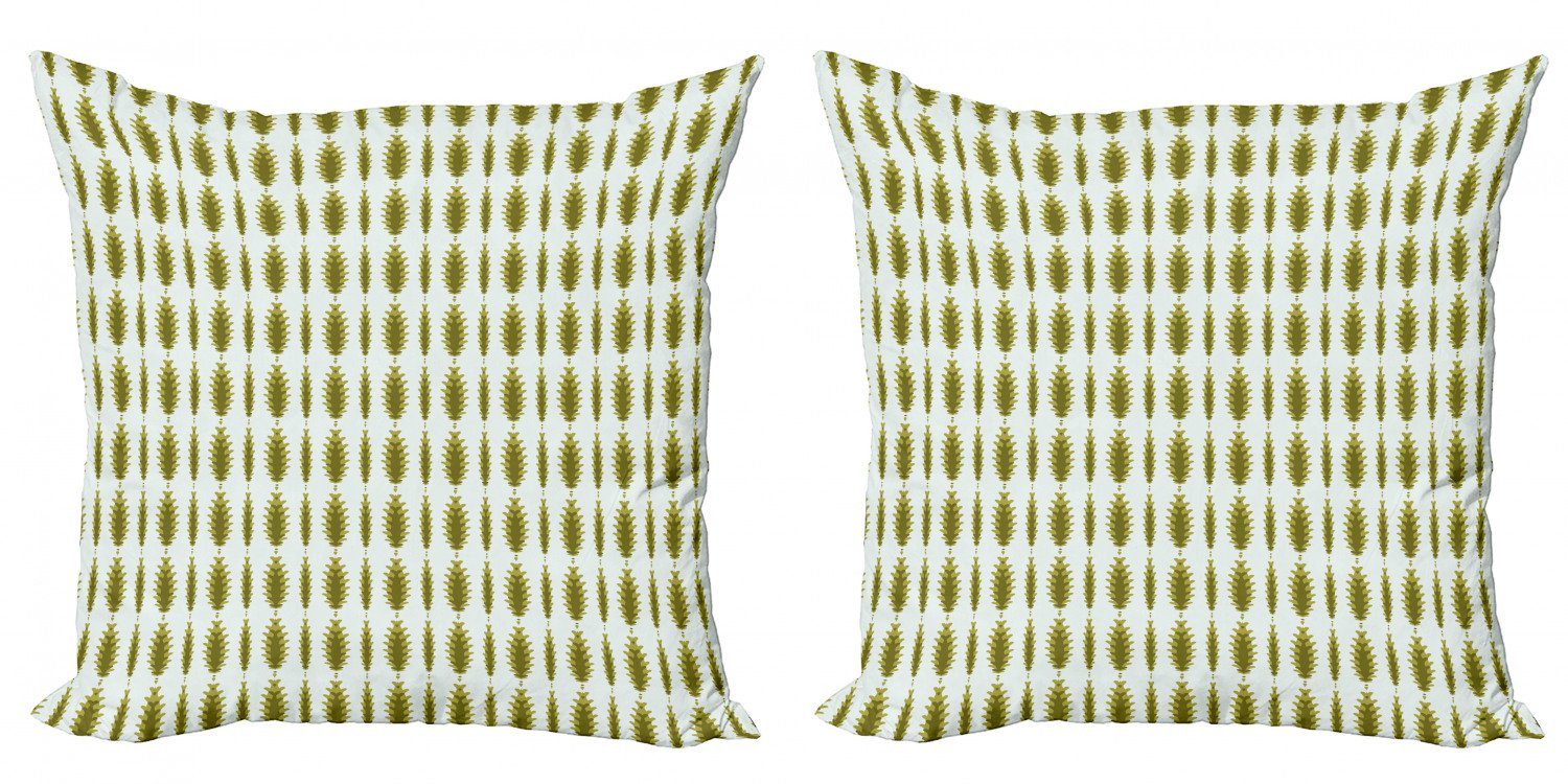 Kissenbezüge Modern Accent Doppelseitiger Digitaldruck, Abakuhaus (2 Stück), Abstrakt Wiederholendes Muster Pinecone