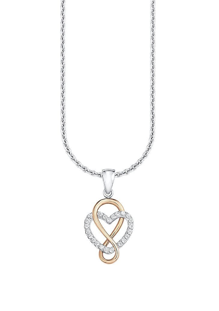 s.Oliver Kette mit Anhänger 9081684, Herz günstig online kaufen