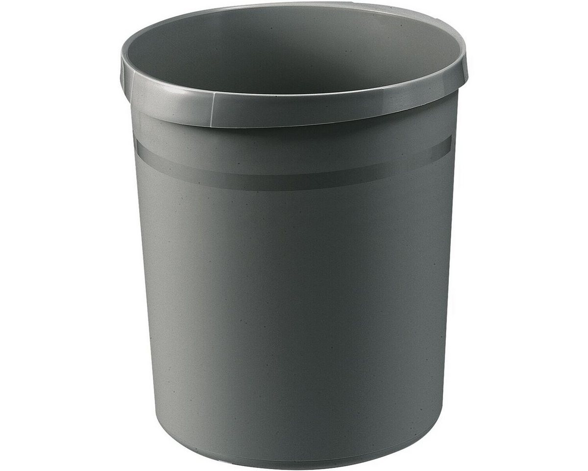 HAN Papierkorb Grip, 18 Liter, mit umlaufendem Griffrand