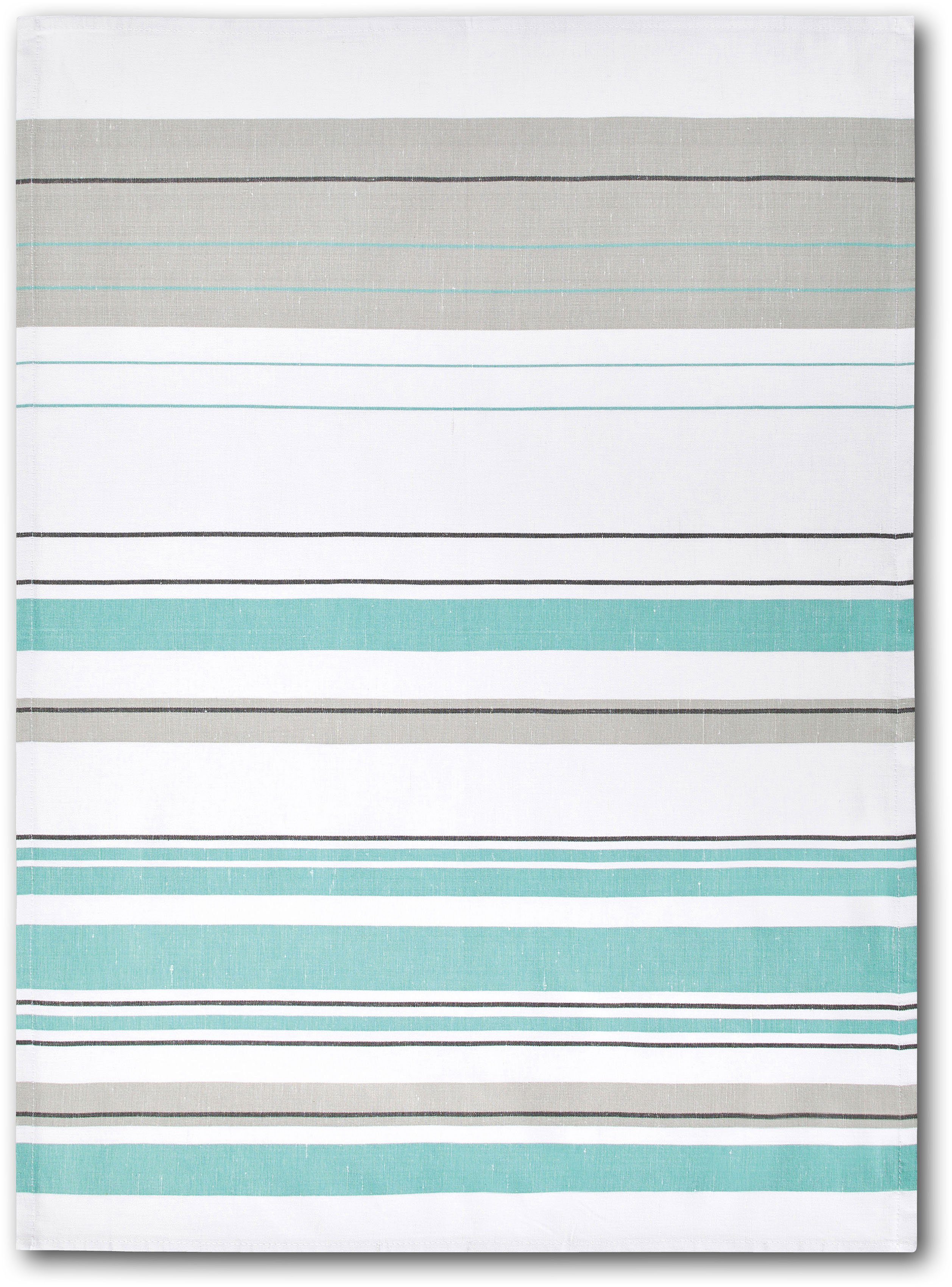 Dyckhoff Geschirrtuch Streifenvielfalt, (Set, 3-tlg., 1 x 3er Set (50 x 70 günstig online kaufen