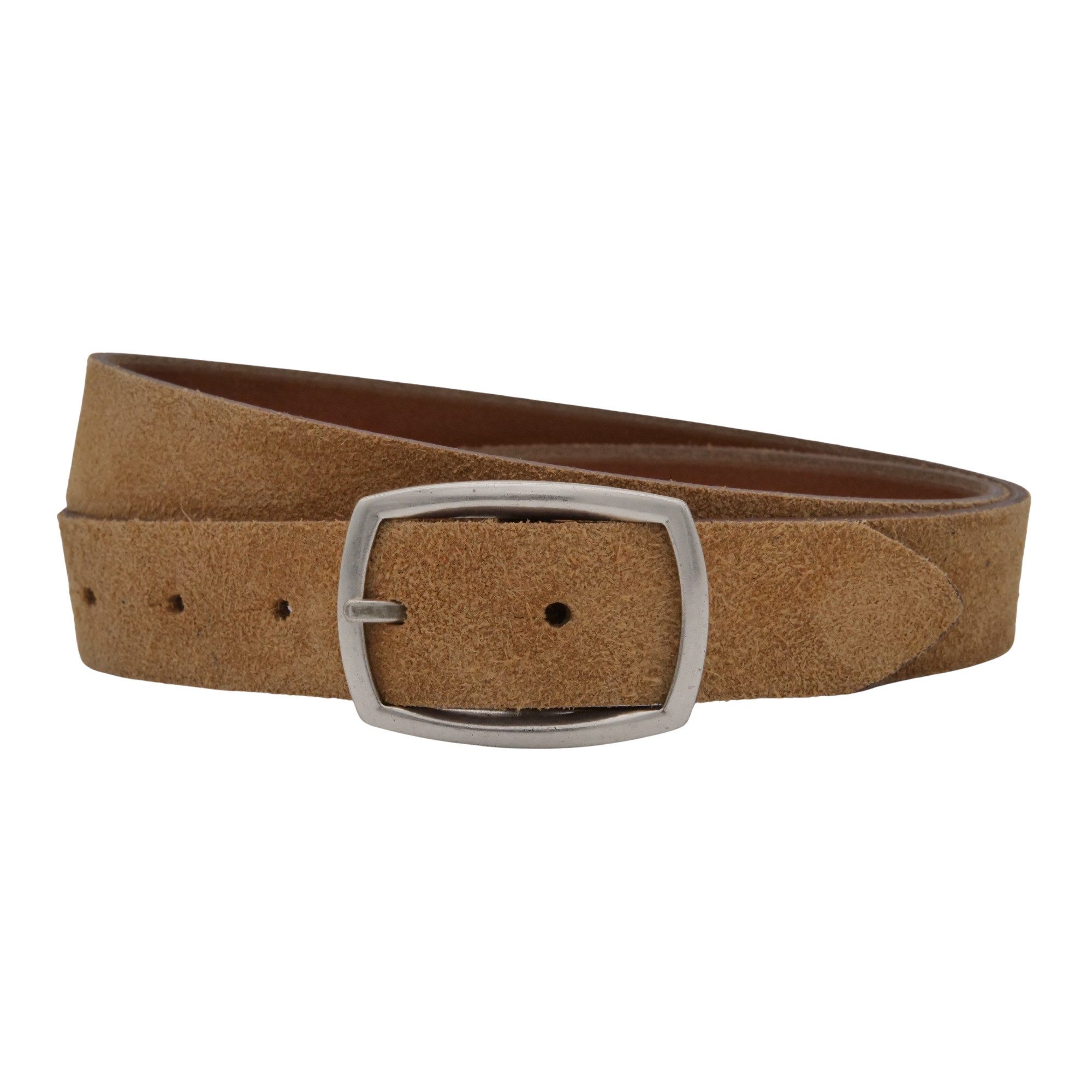 Ledergürtel AnnaMatoni Damen Ledergürtel in hochwertigem Velour Leder 3cm