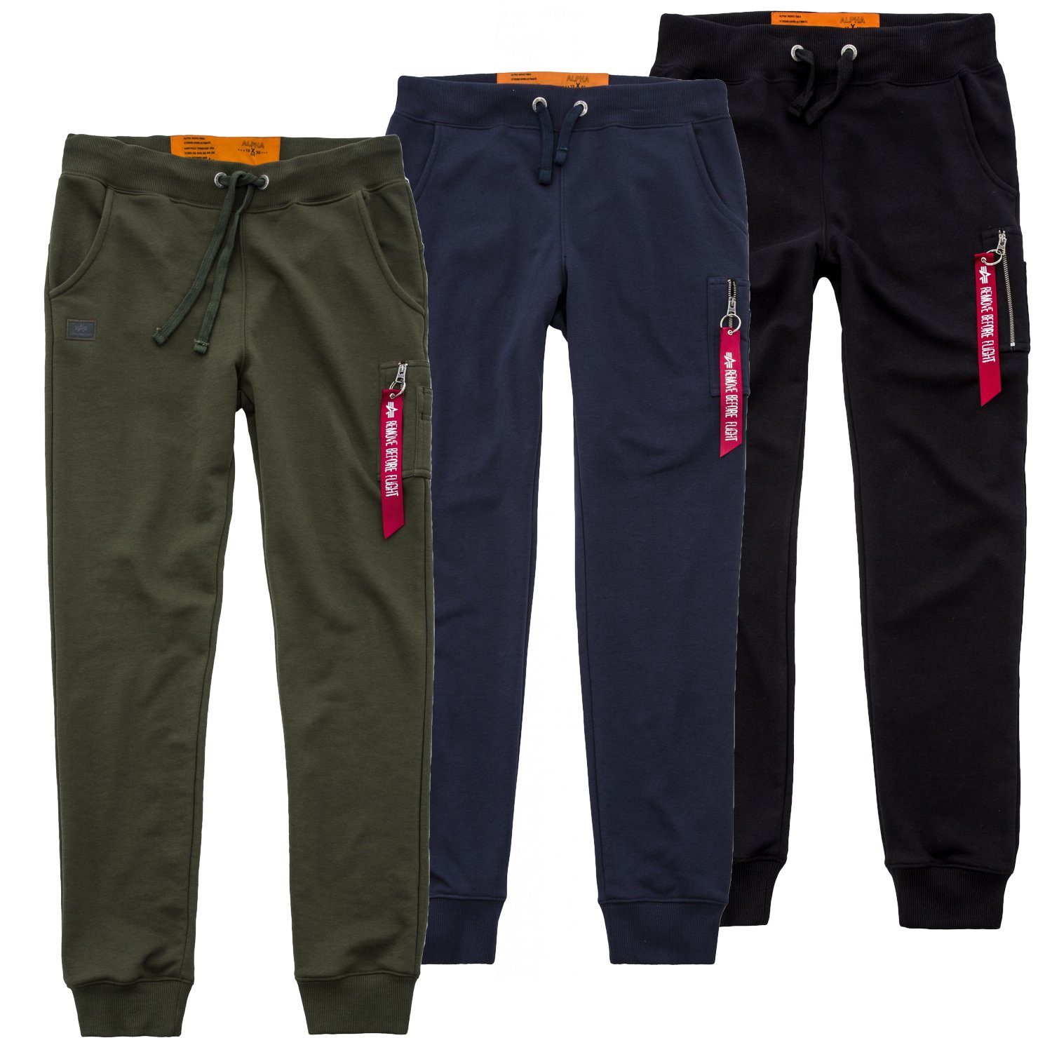 Alpha Industries Jogginghose Alpha Cargo Industries X-Fit green Herren Slim dark Jogginghose