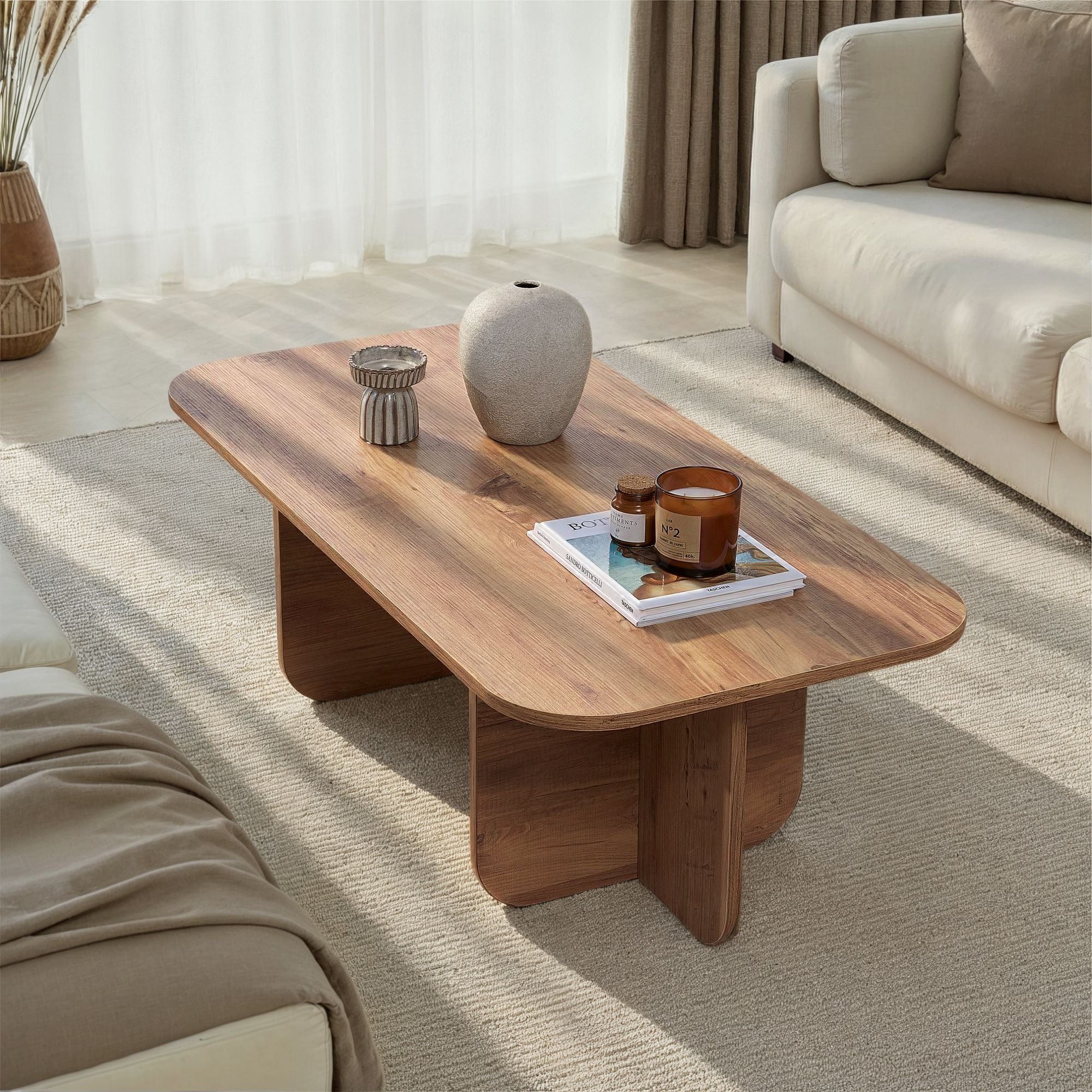 Skye Decor Couchtisch >>Akira<< (Packung, 1-St., 1 Rechteckige Couchtische), 5 Dekore zur Wahl, 120x60 cm Fläche,41,4 cm Höhe