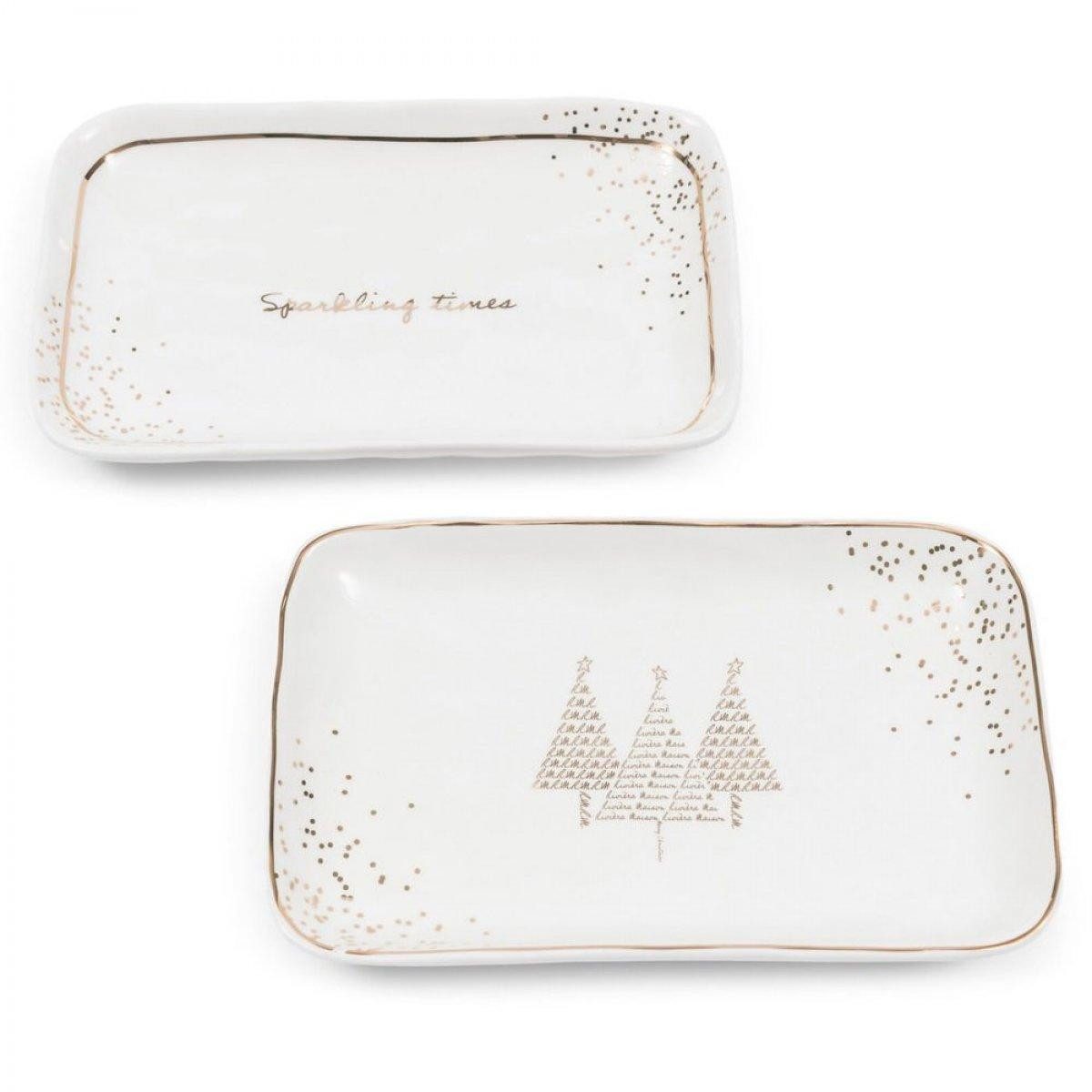 Rivièra Maison Geschirr Beilageschalen Sparkling Times (2er-Set)