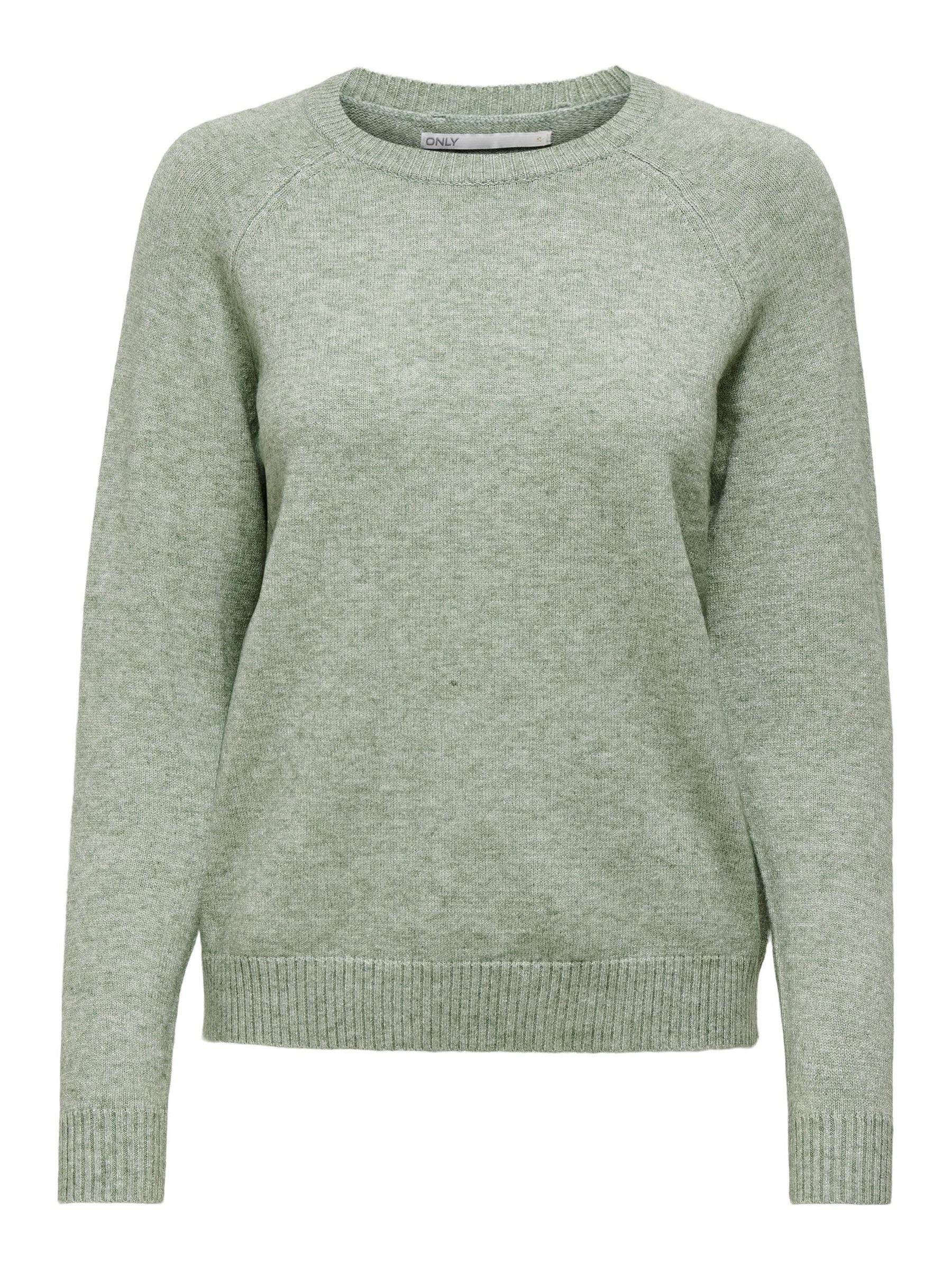 Strickpullover Melierter Strickpullover Langarm ONLLESLY