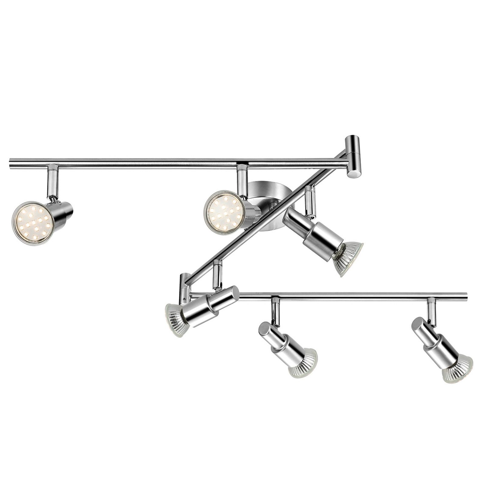 IMPTS LED Deckenspots Deckenstrahler Deckenleuchte 1/2/3/4/6-Flammig günstig online kaufen