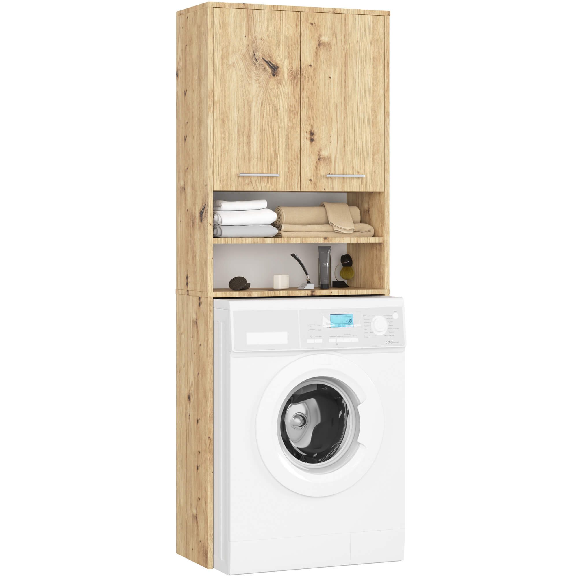 Milord Waschmaschinenumbauschrank Waschmaschienenüberschrank Umbauschrank 2 günstig online kaufen