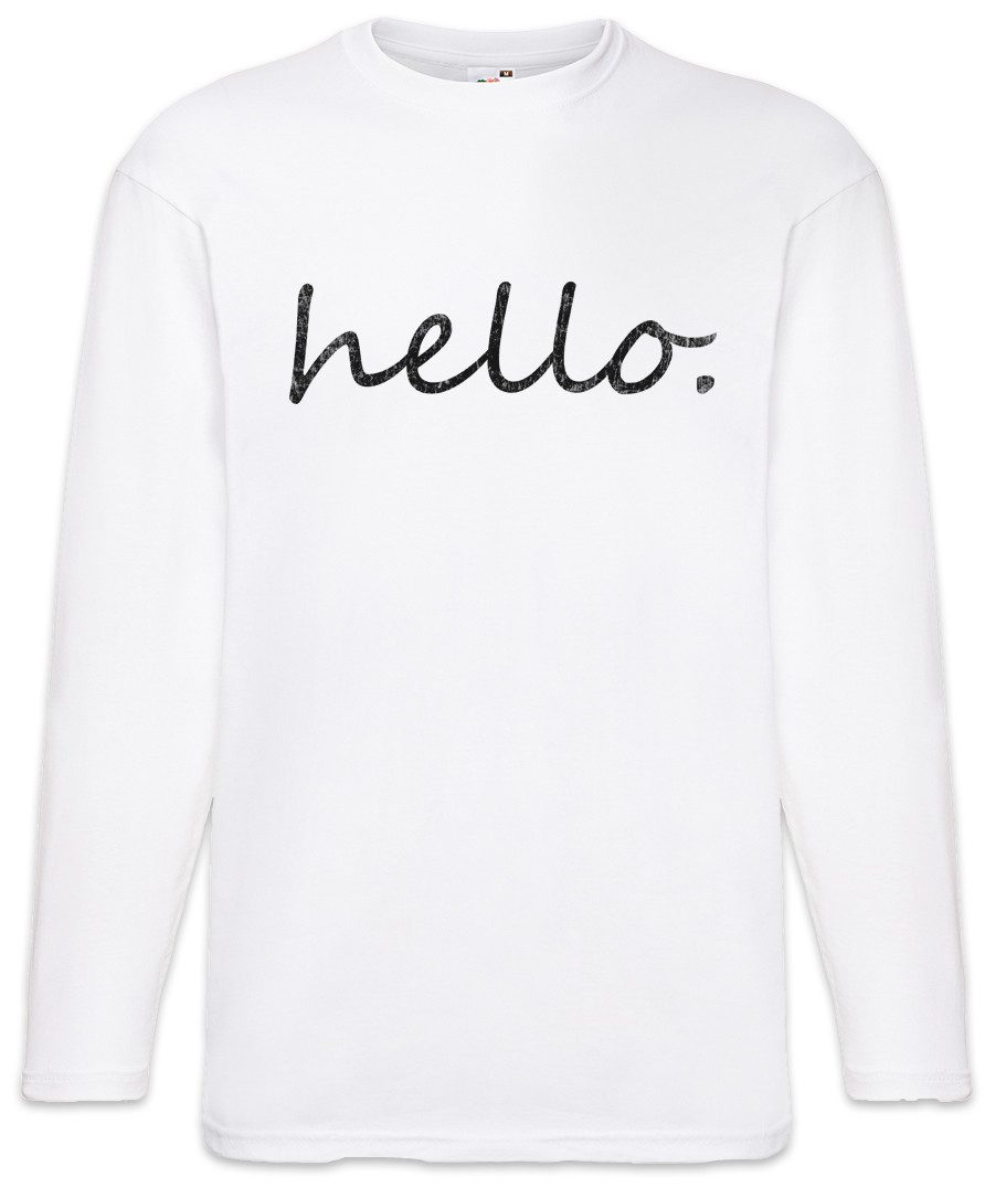 Langarmshirt Hello. Langarm T-Shirt Geek Nerd Science Scientist Programmierer