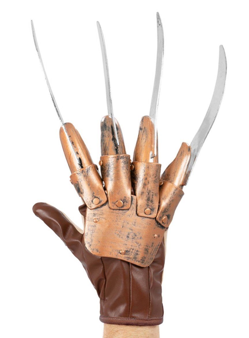 Smiffys Kostüm A Nightmare On Elm Street Freddy Krueger Handschuh, Der ikonische Freddy-Klingenhandschuh mit offizieller Lizenz