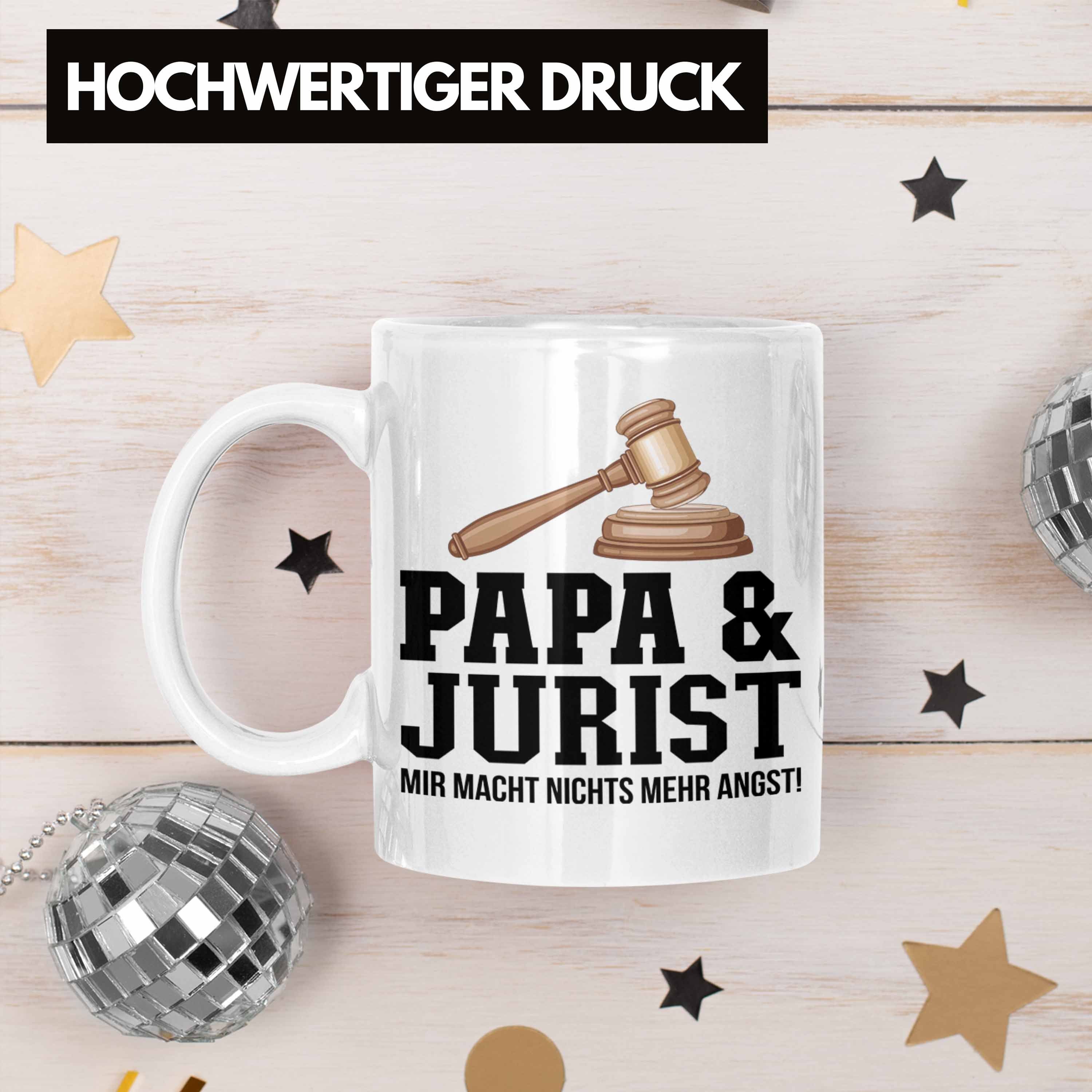 - Papa Tasse Weiss Jurist Geschenkidee Tasse Vater Trendation Juriste und Trendation Jura für