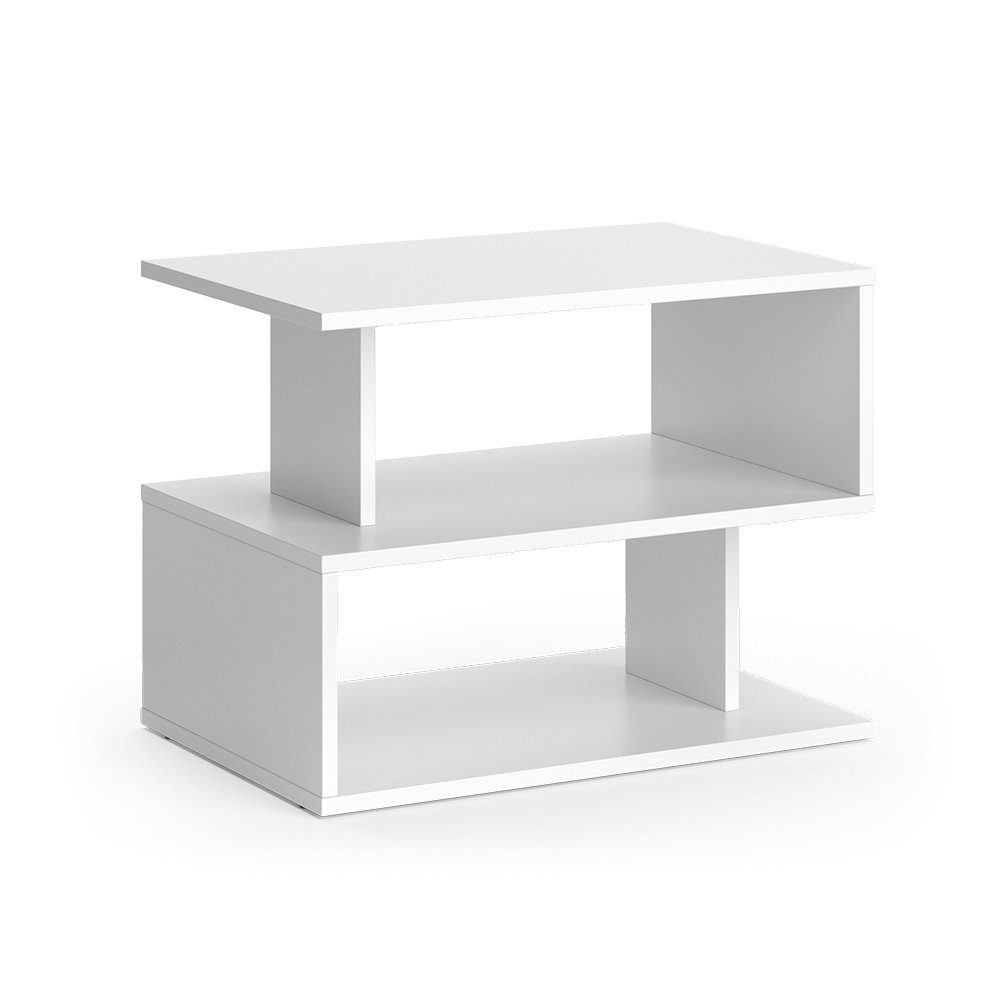 Vicco Couchtisch Shelby, Weiß, 59 x 39 cm günstig online kaufen