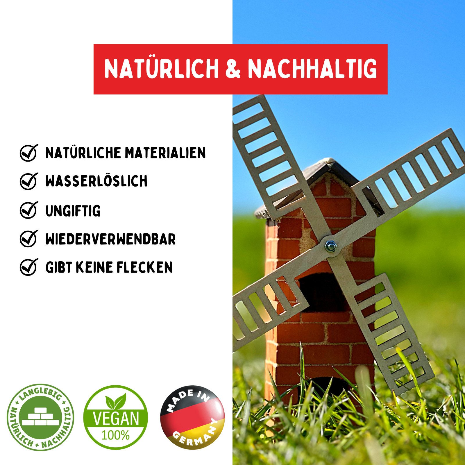 teifoc Windmühle Steinbaukasten, (Konstruktionsspielzeug, 100 St., günstig online kaufen