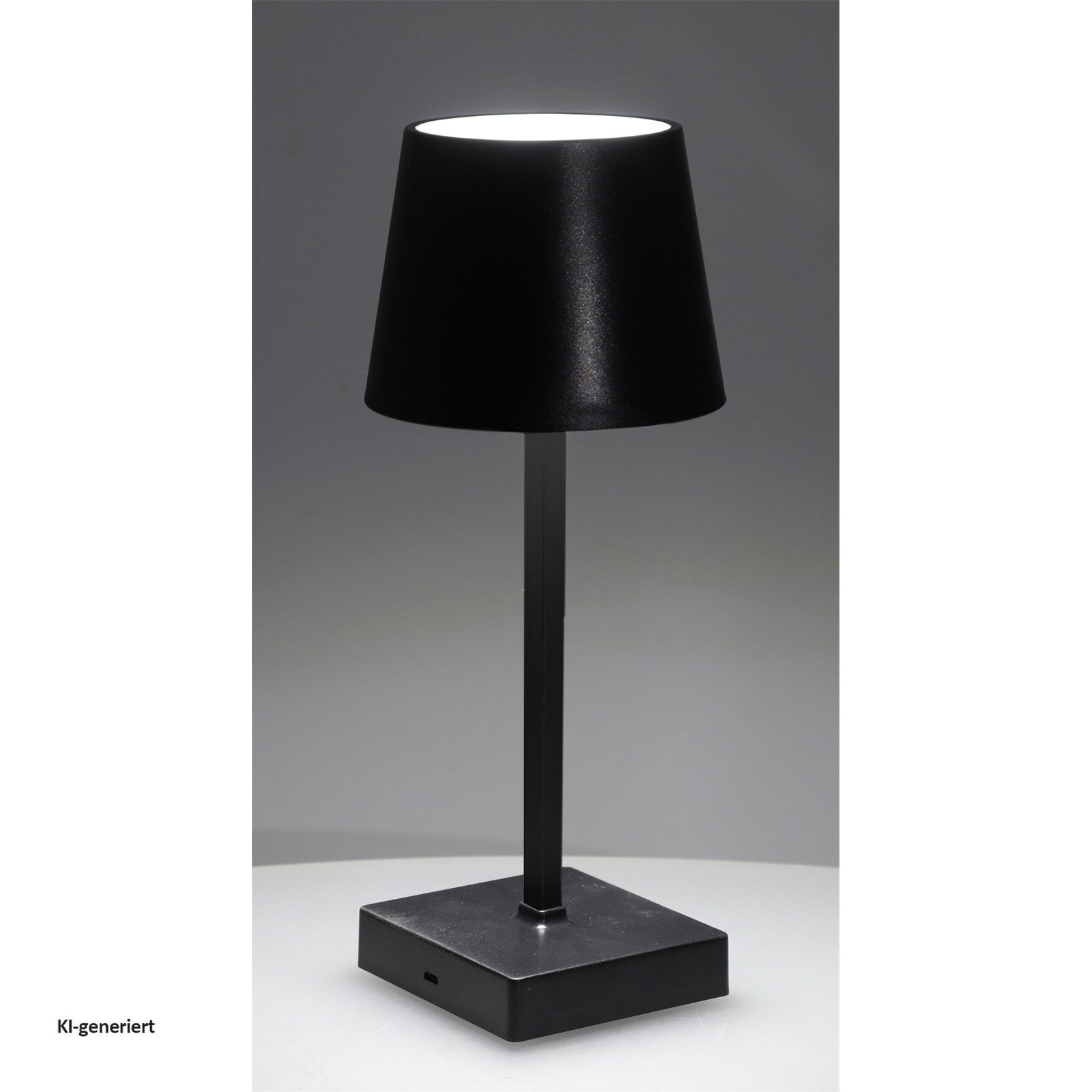 CEPEWA Tischleuchte LED Tischlampe mit Touchfunktion, Dimmfunktion, LED fest integriert, Warmweiß, Batteriebetrieben