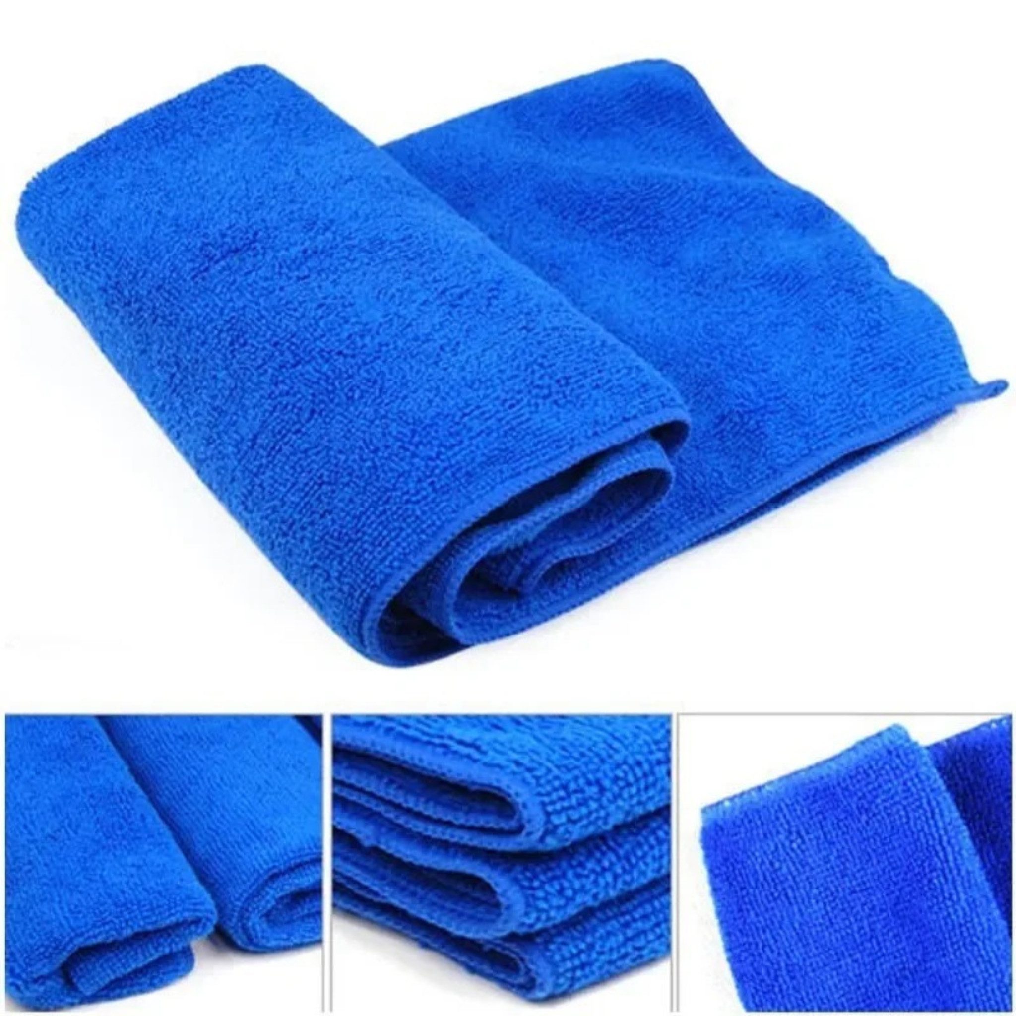HS.SUPPLY 10x Autopflege Mikrofasertücher, Microfasertuch Auto Mikrofasertuch (antibakteriell, schonende Pflege) – Bild 5 von 5