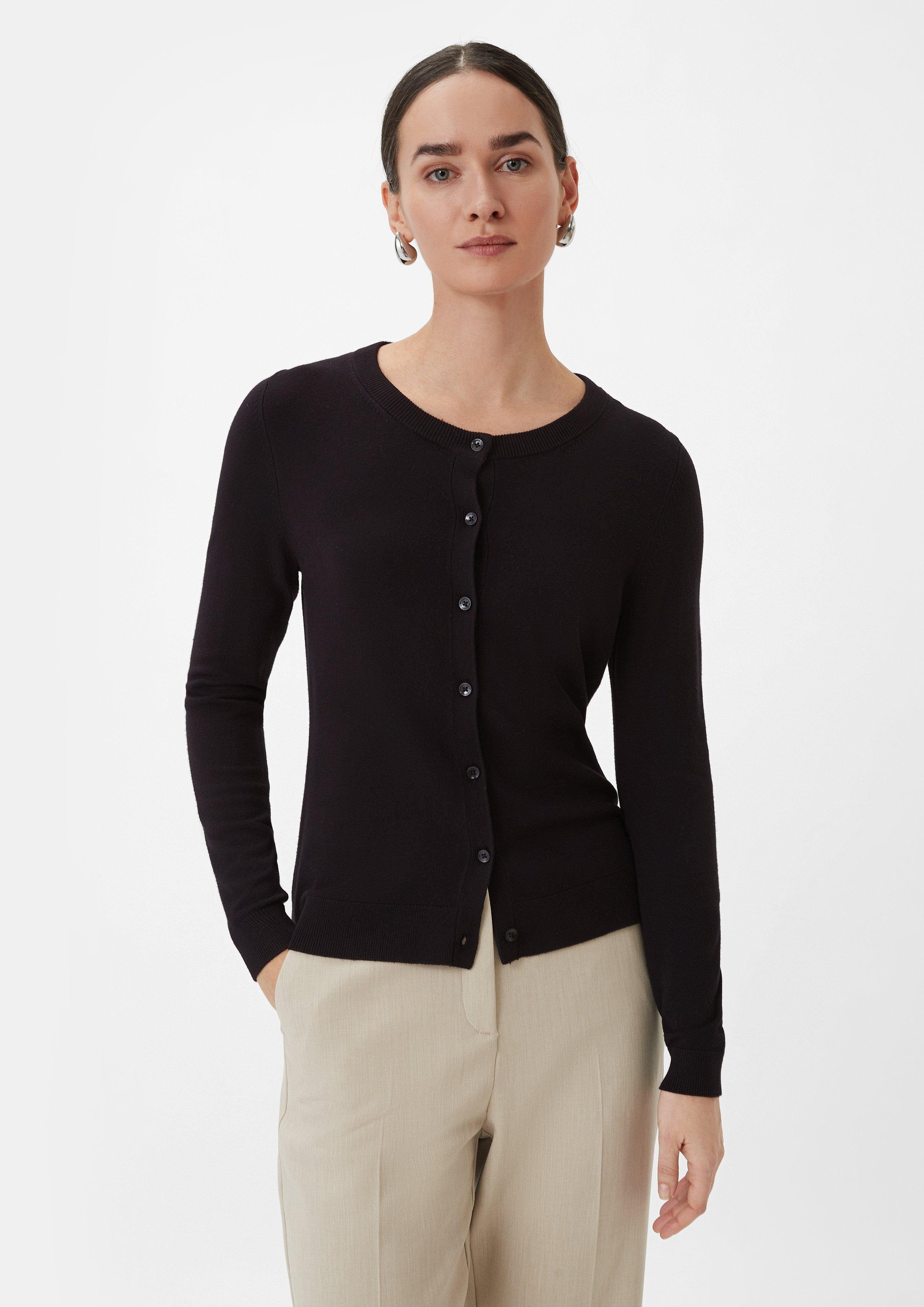 Strickjacke Strickjacke aus Viskosemix