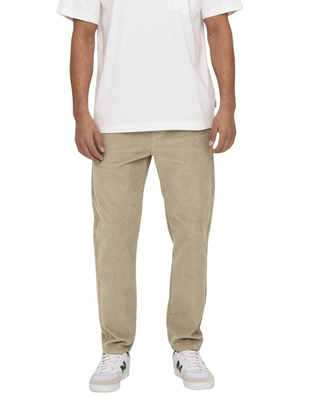 ONLY & SONS Sweathose ONSLINUS TAP CORDUROY 0185 PANT aus Baumwollmix