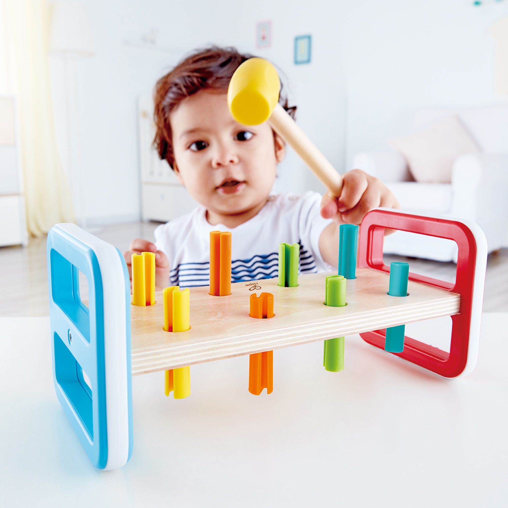 Hape Klopfbank Regenbogen-Klopfbank