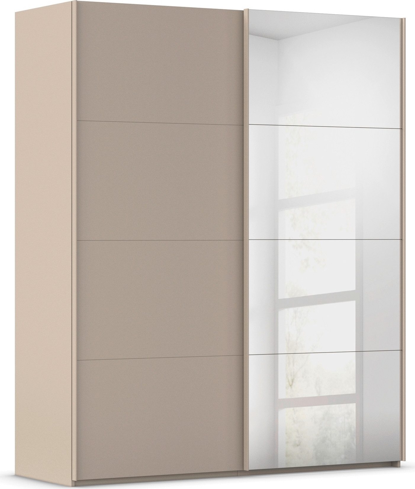 Schwebetürenschrank Kleiderschrank Schrank Garderobe Schlafzimmerschrank SCALE-FYRA