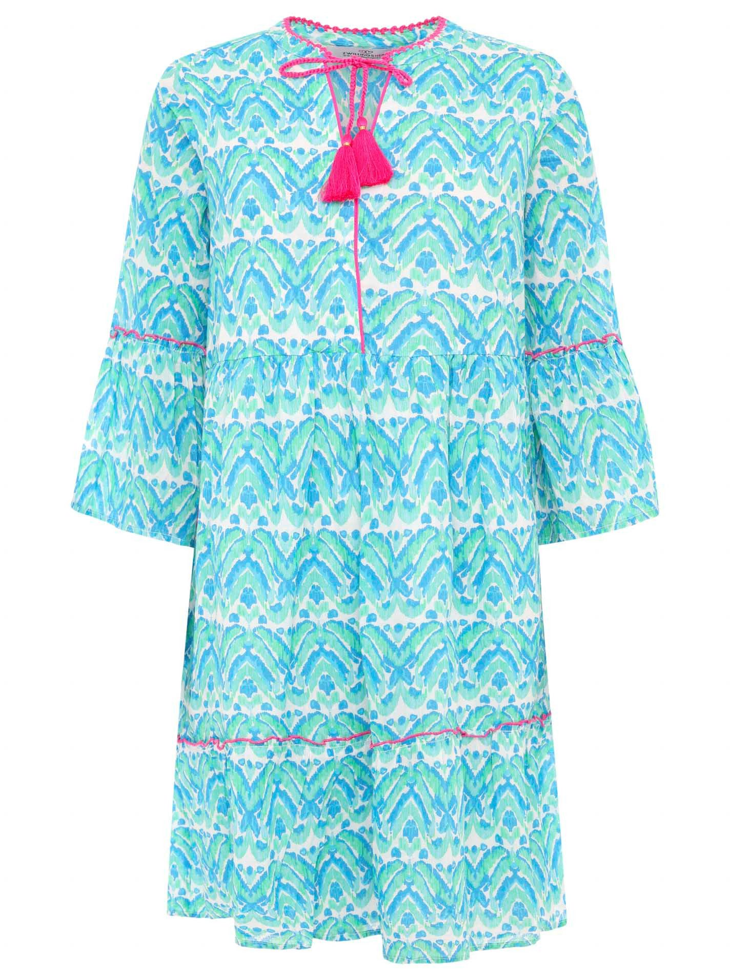 Zwillingsherz Sommerkleid "Joyful" mit Tasseln, Trompeten günstig online kaufen