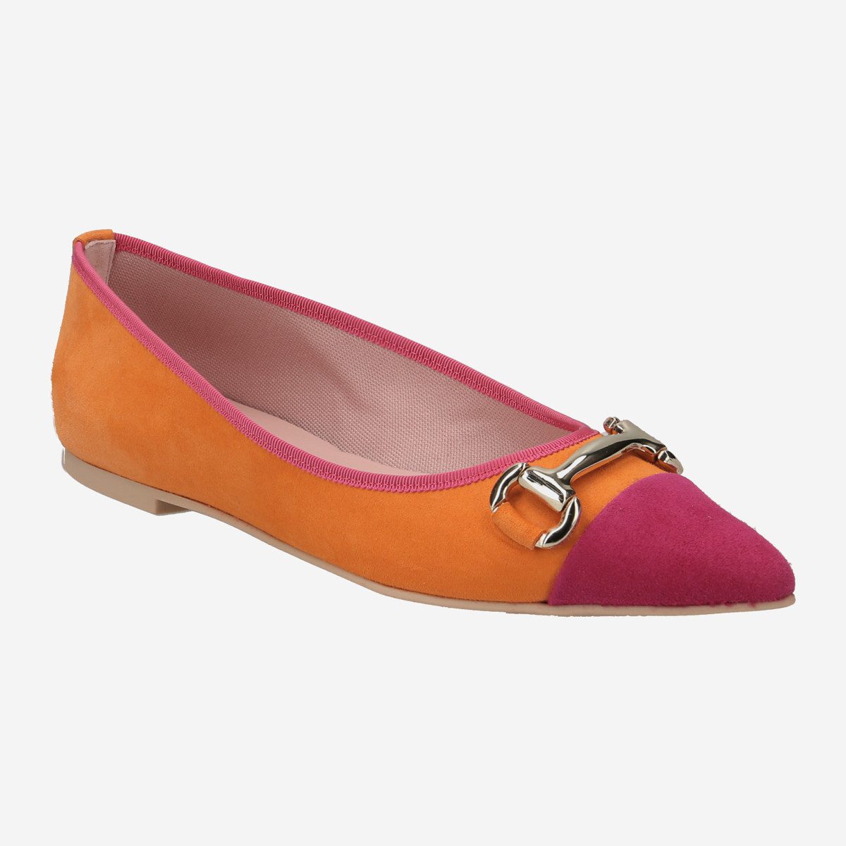 Pretty Ballerinas Pretty Ballerinas 50.101 ANGELIS TIGER, Ballerina, Orange, Damen Ballerina