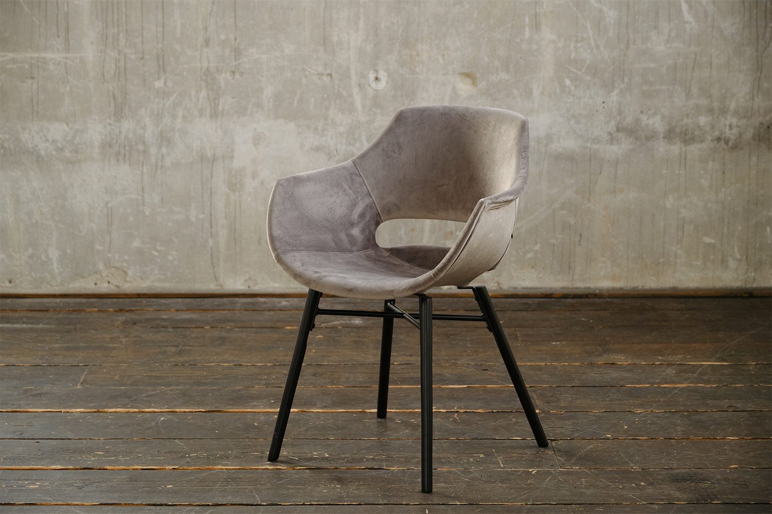 KAWOLA Esszimmerstuhl ZAJA Polsterstuhl - Elegant & Stabil - Stuhl Velvet ( günstig online kaufen