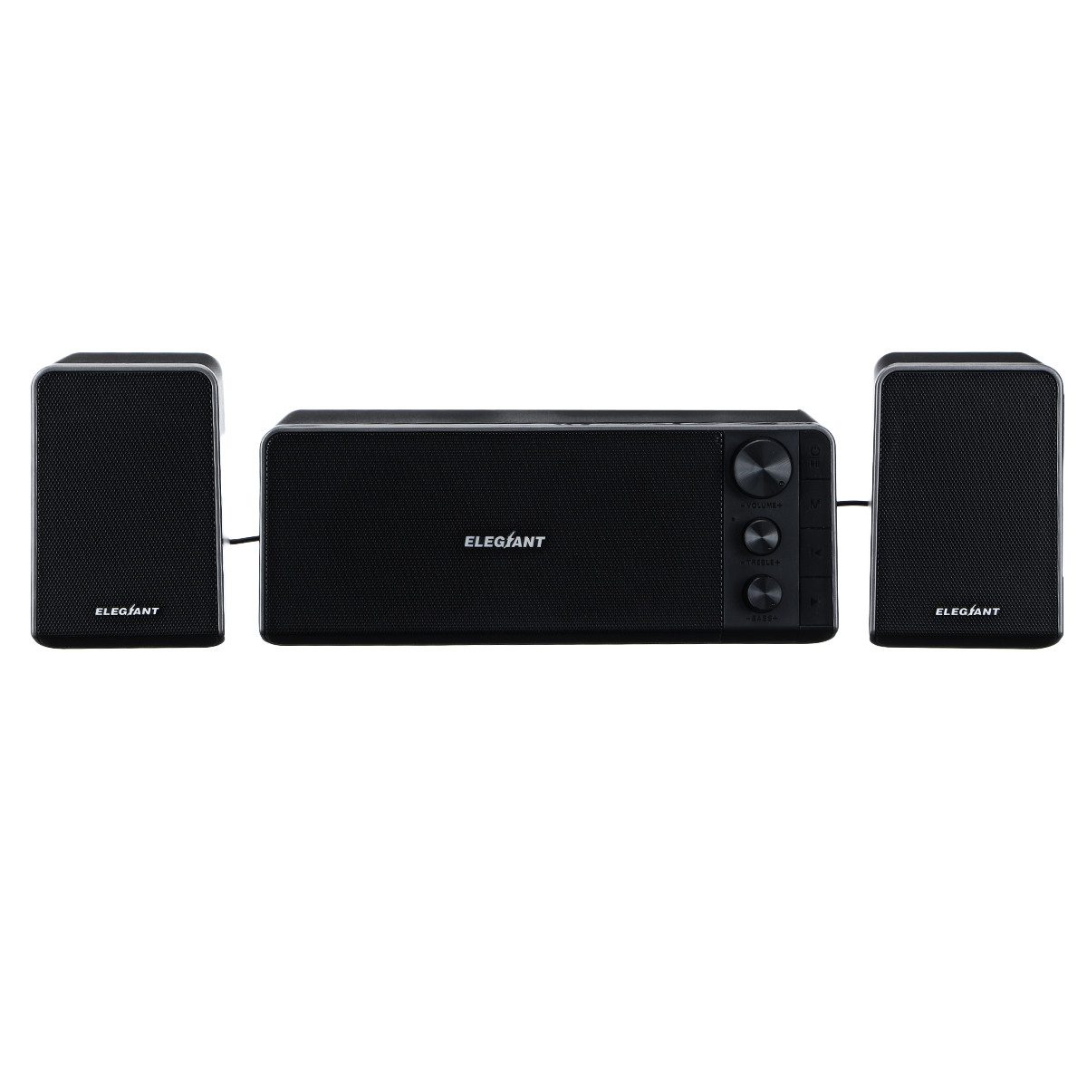 ELEGIANT SR800 2.0 Mini Anlage – 2.1 Soundsystem (Kompakte Leistung für beeindruckenden Sound)