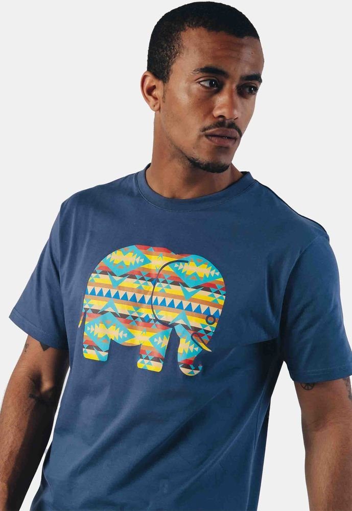 Trendsplant T-Shirt Navajo Organic Classic T-shirt Blue